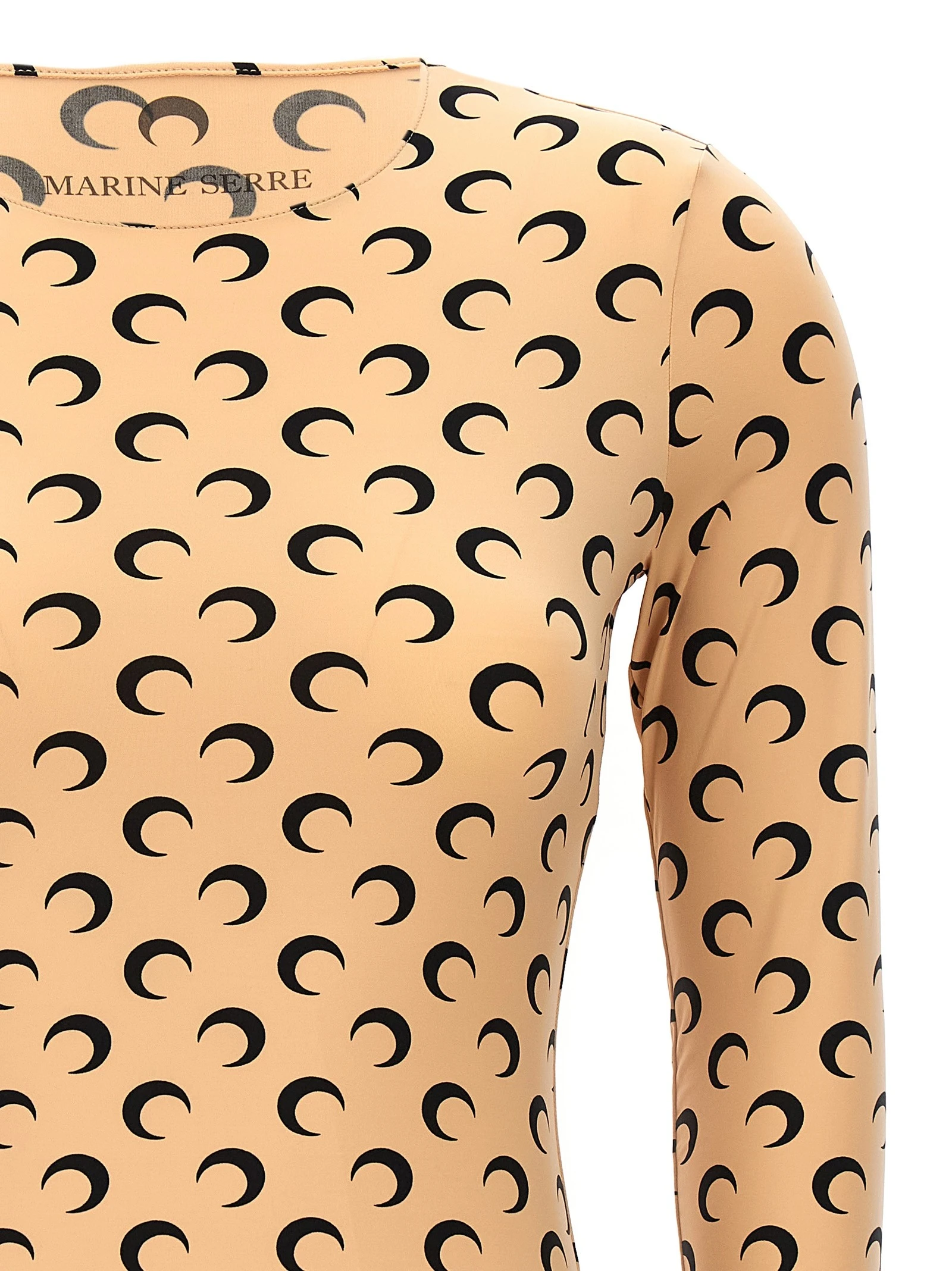'Moon Printed Jersey' top