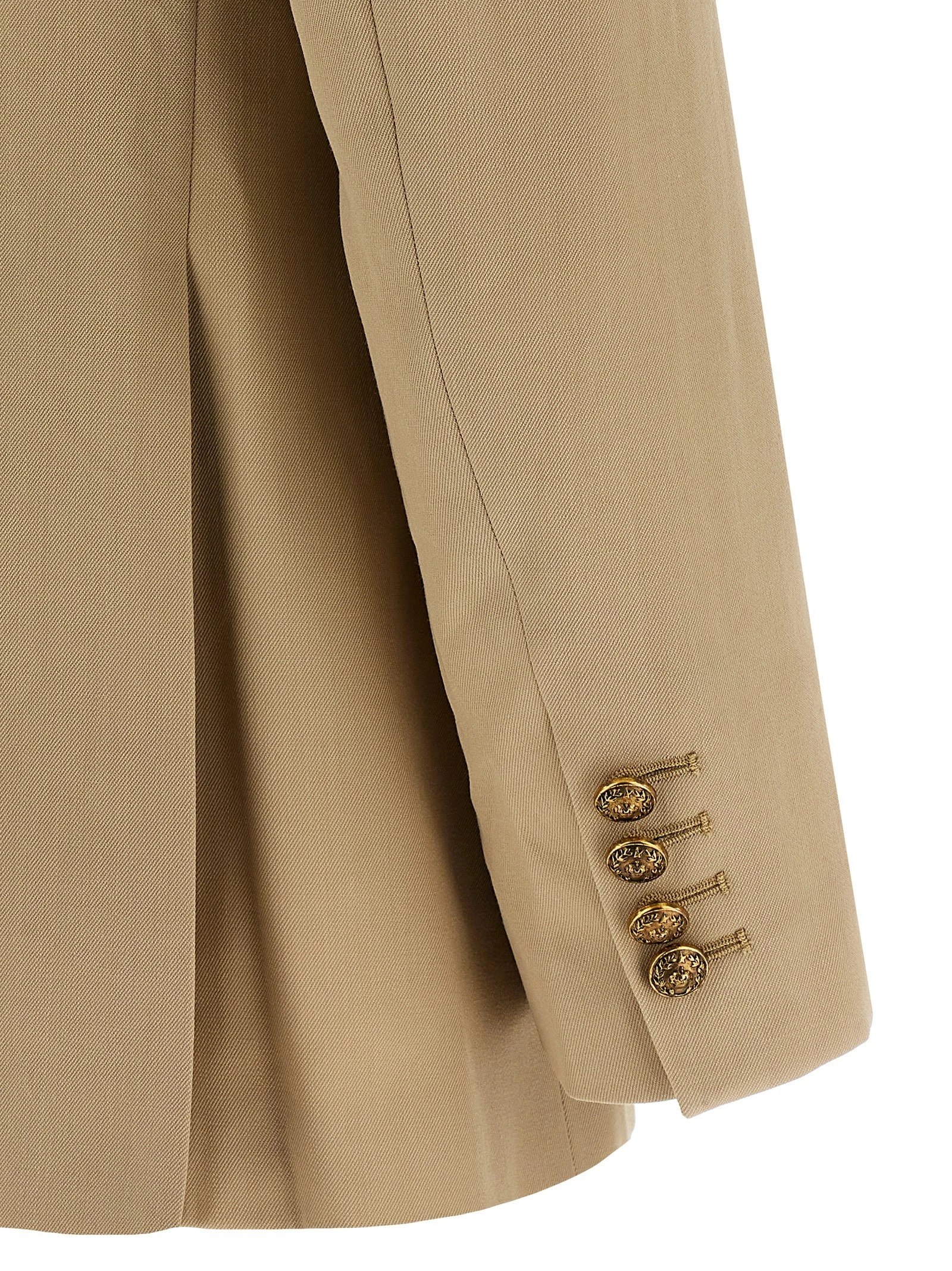 Heraldic buttons blazer
