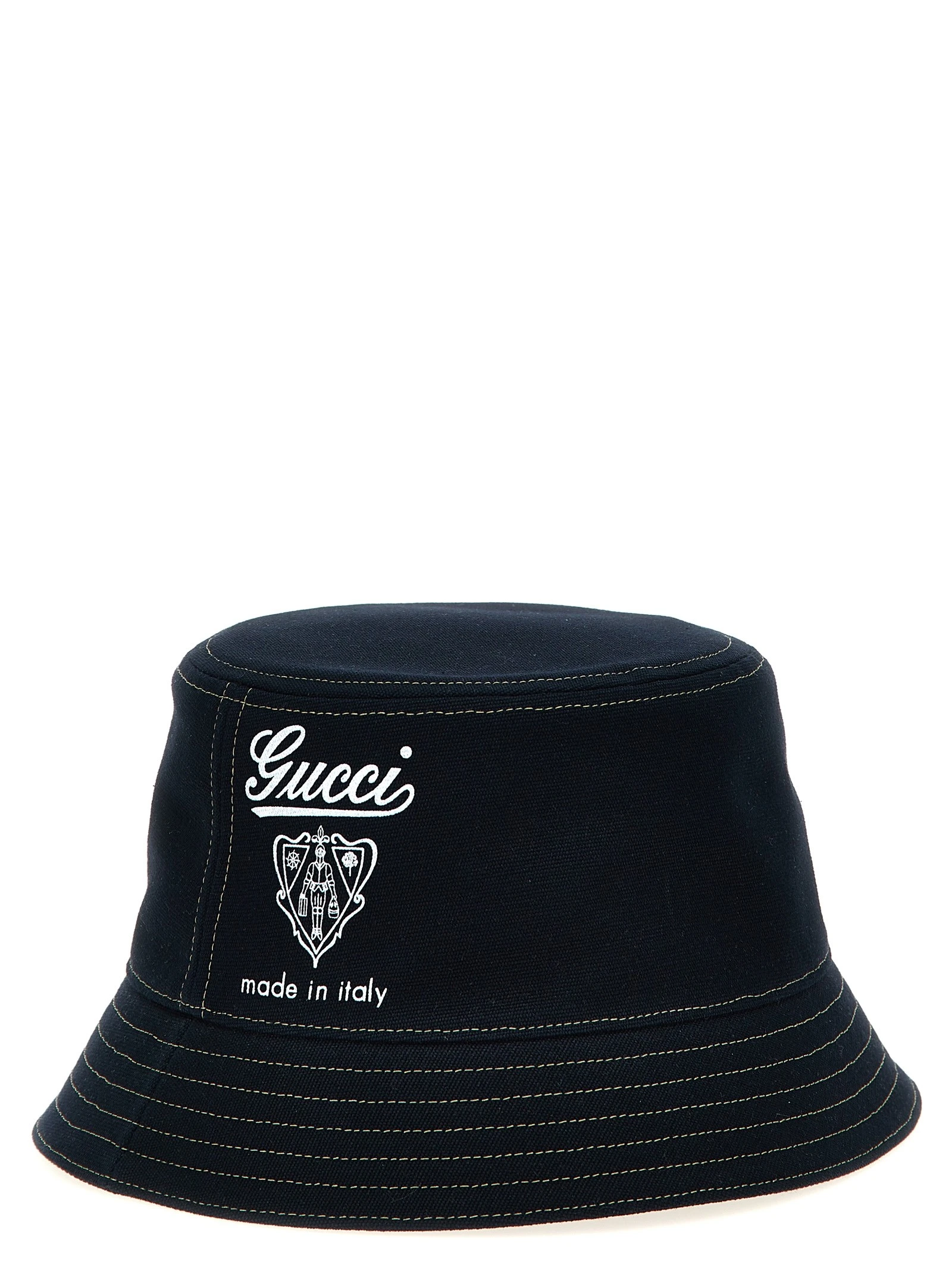 Gucci coat of arms bucket hat