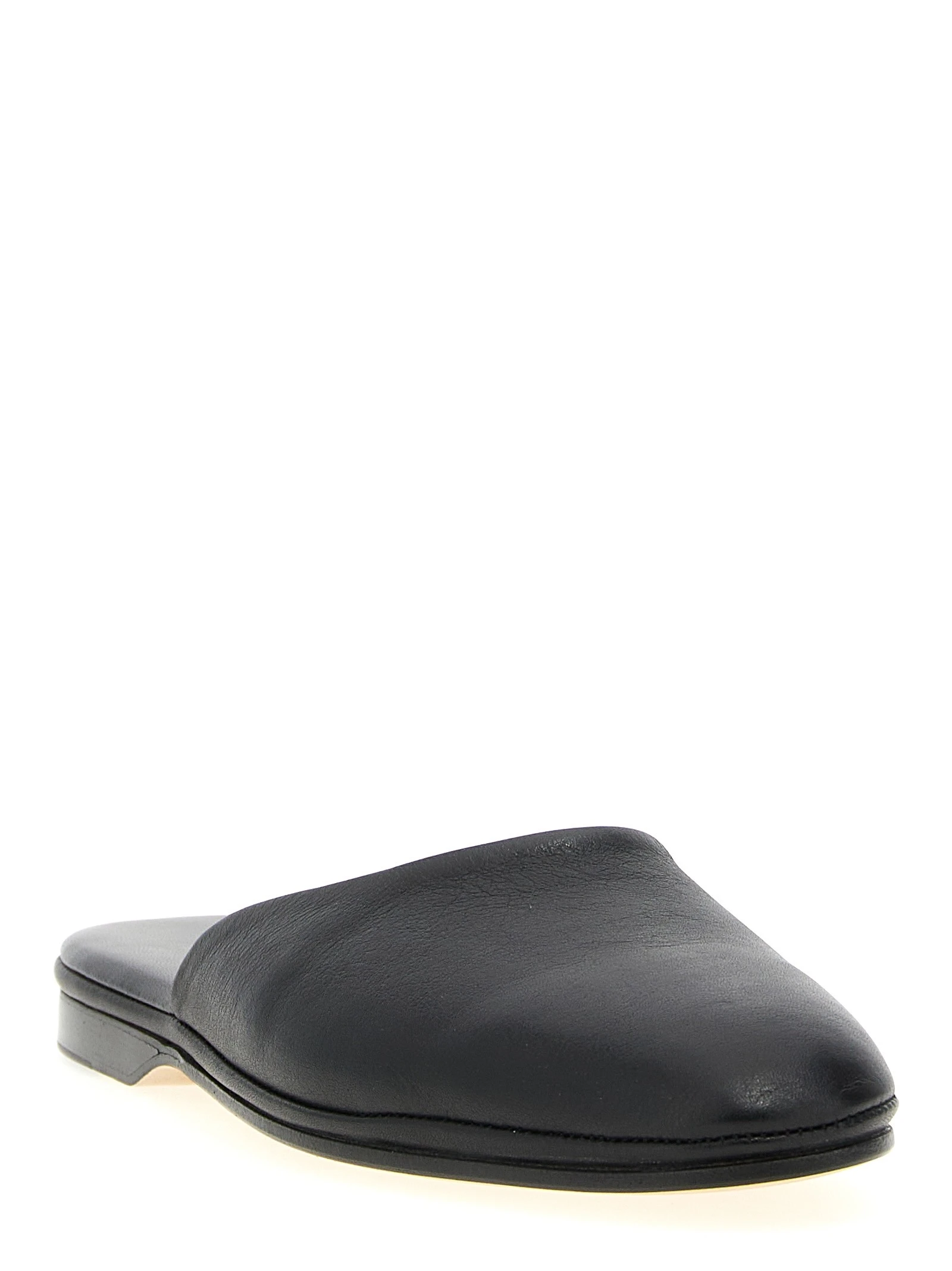 Leather sabots