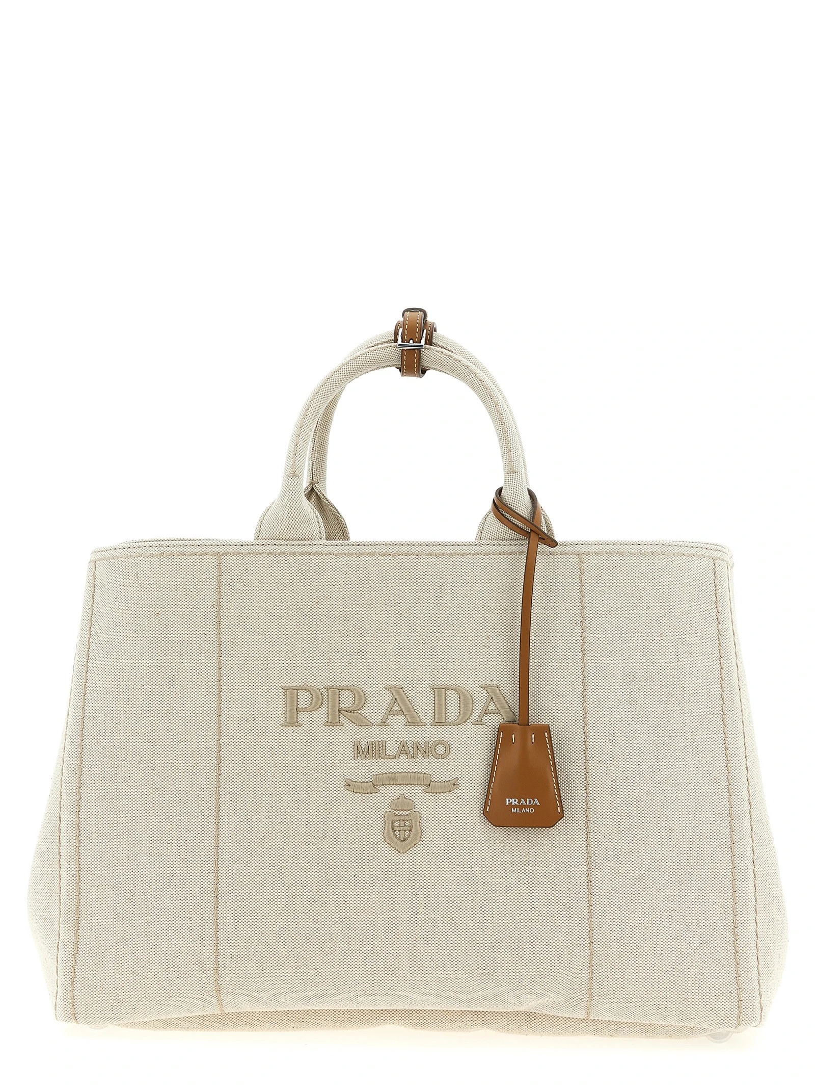 Extra large 'Prada Jardinière' shopping bag
