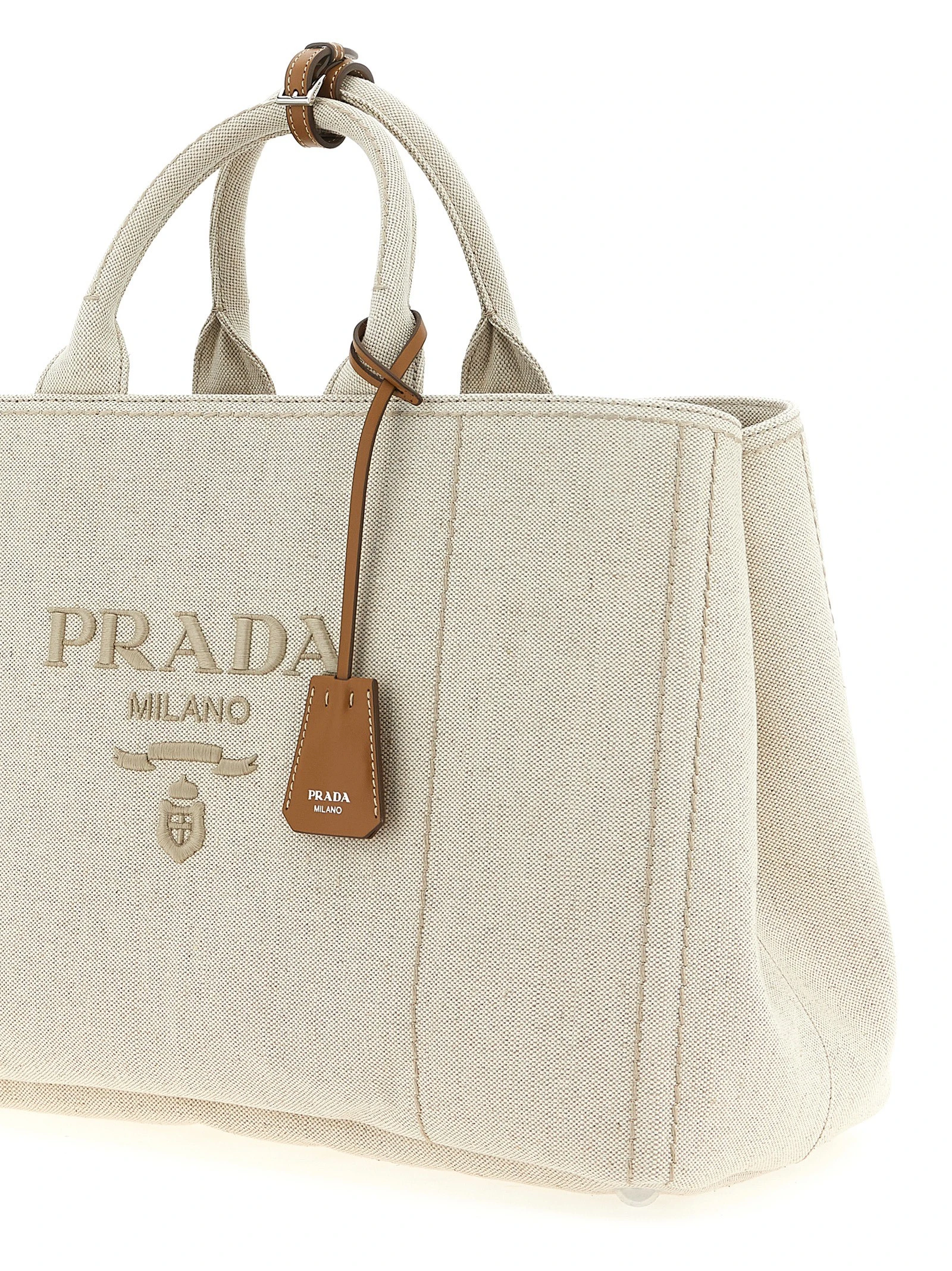 Extra large 'Prada Jardinière' shopping bag