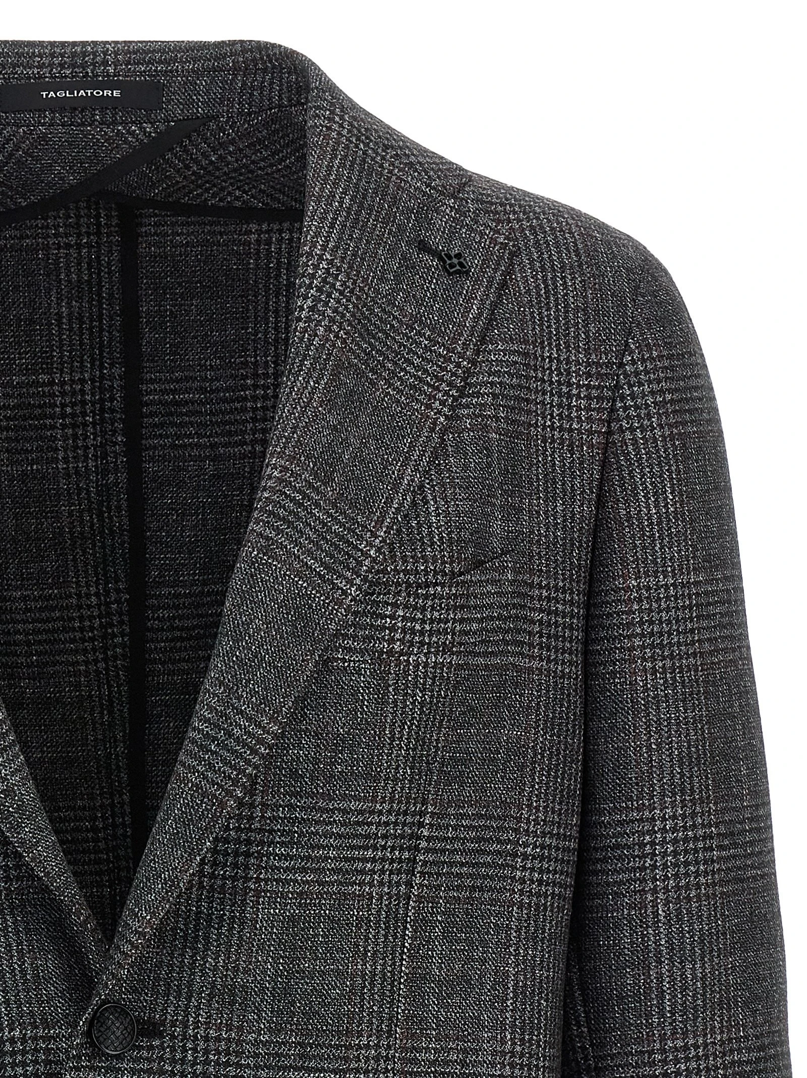 Check patterned blazer