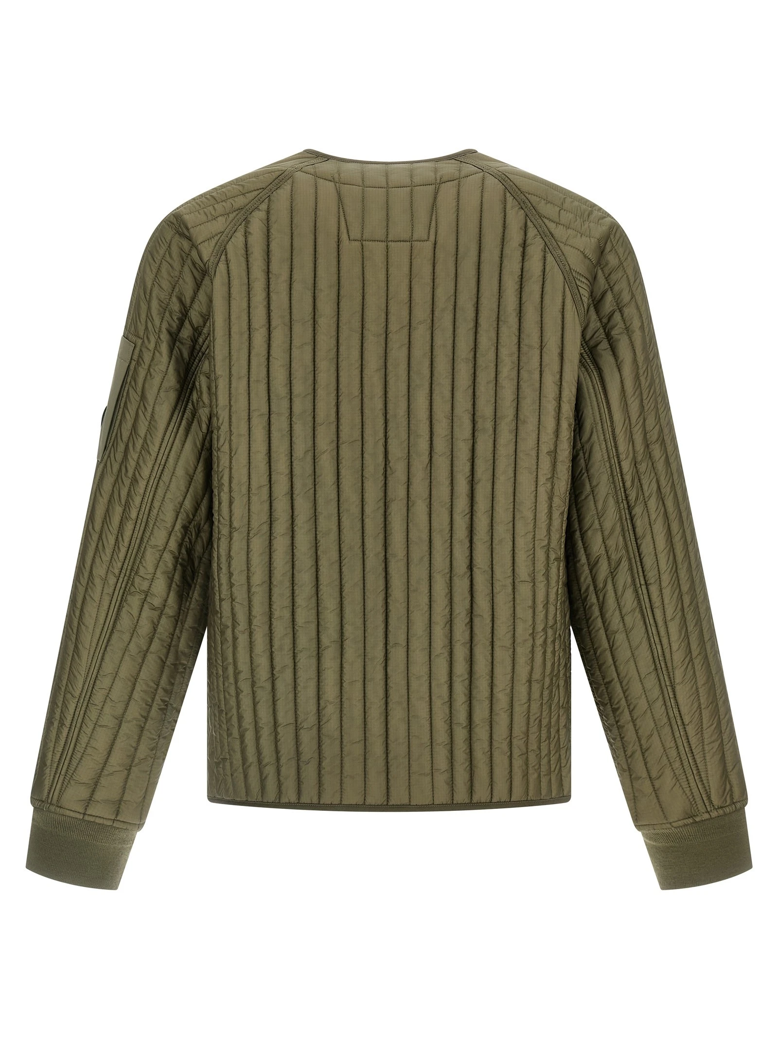 Ribbed down jacket