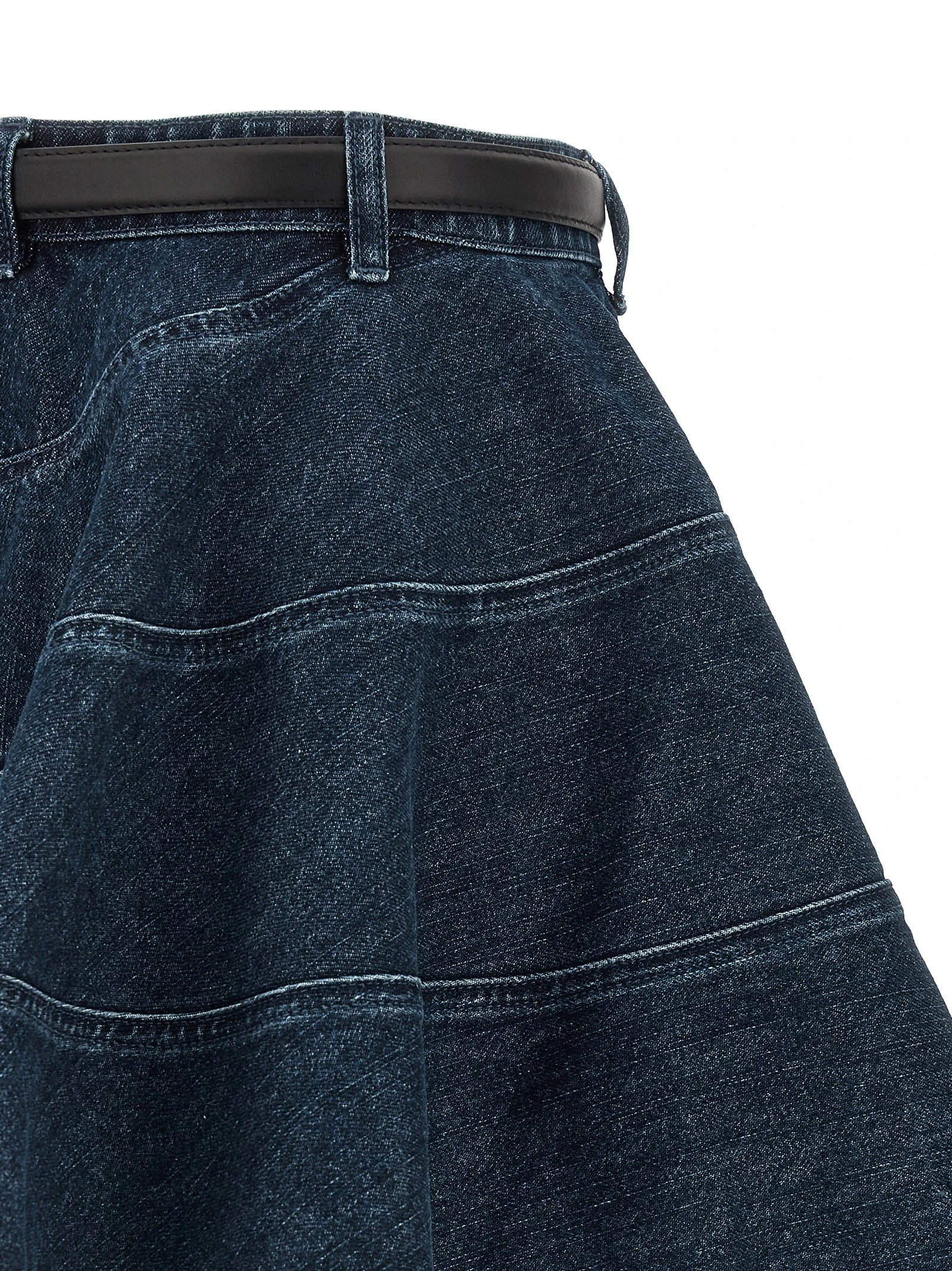 'Flared Denim Mini' skirt