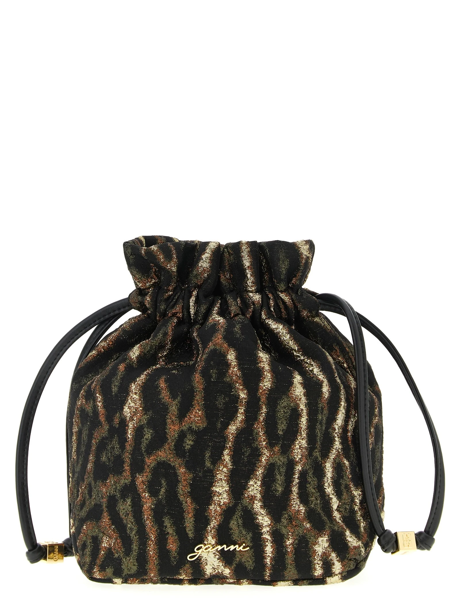 'Metallic Bou Bucket' pouch
