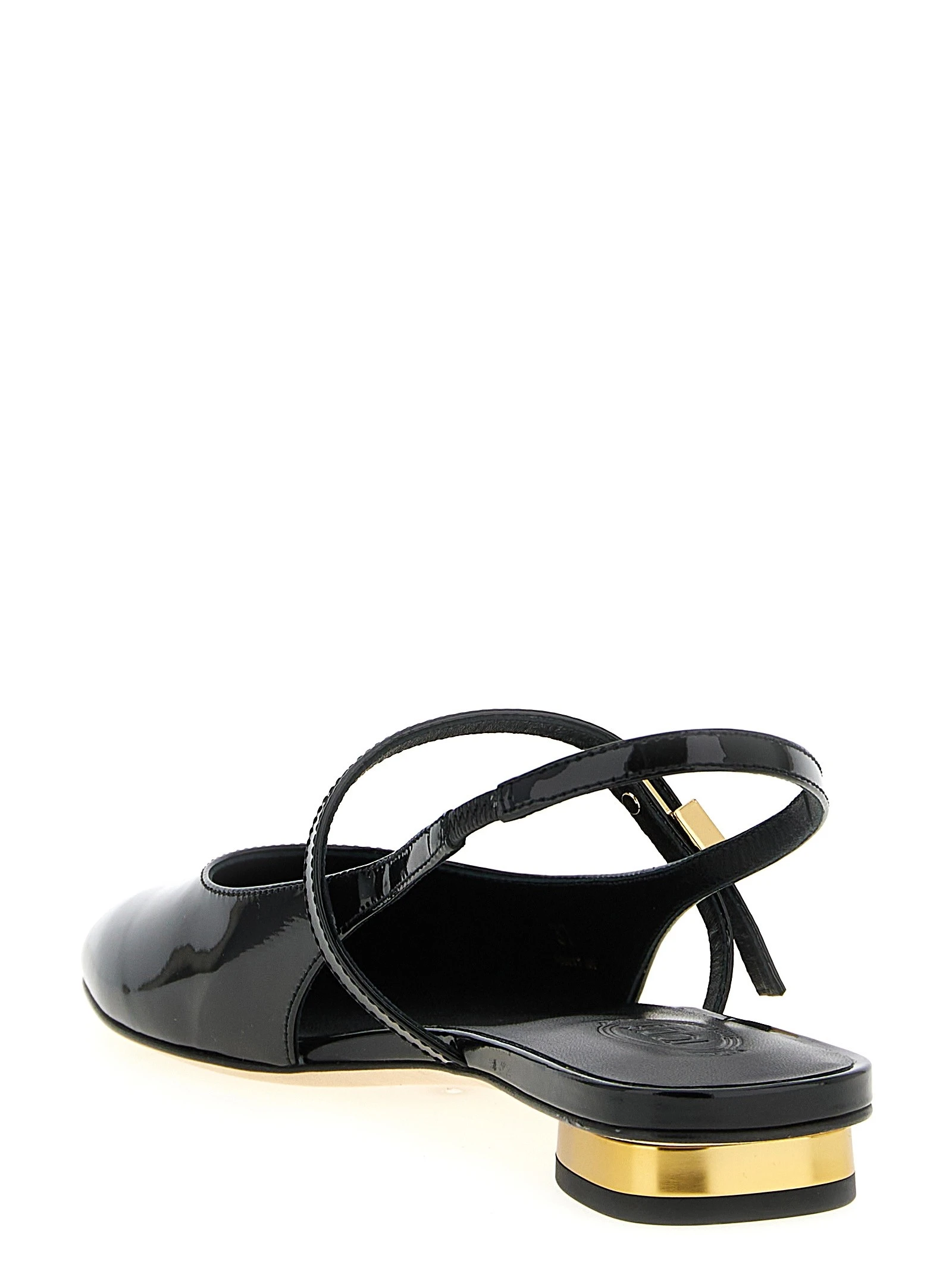 'Mary Jane' patent ballet flats
