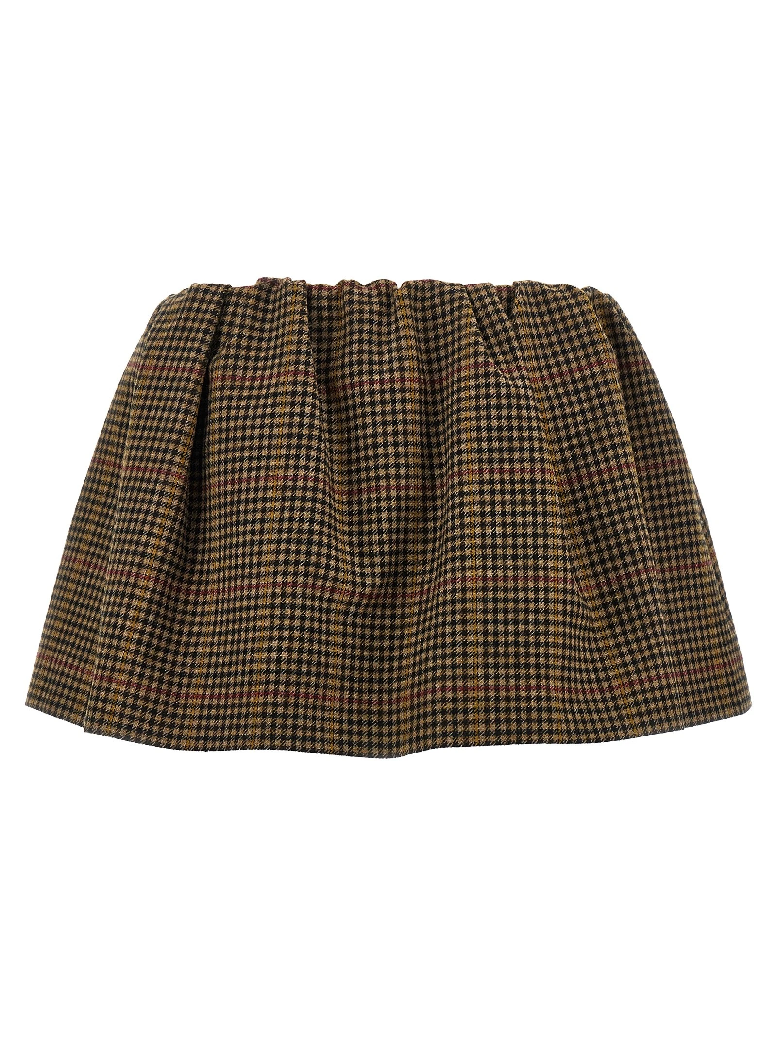 Houndstooth skirt