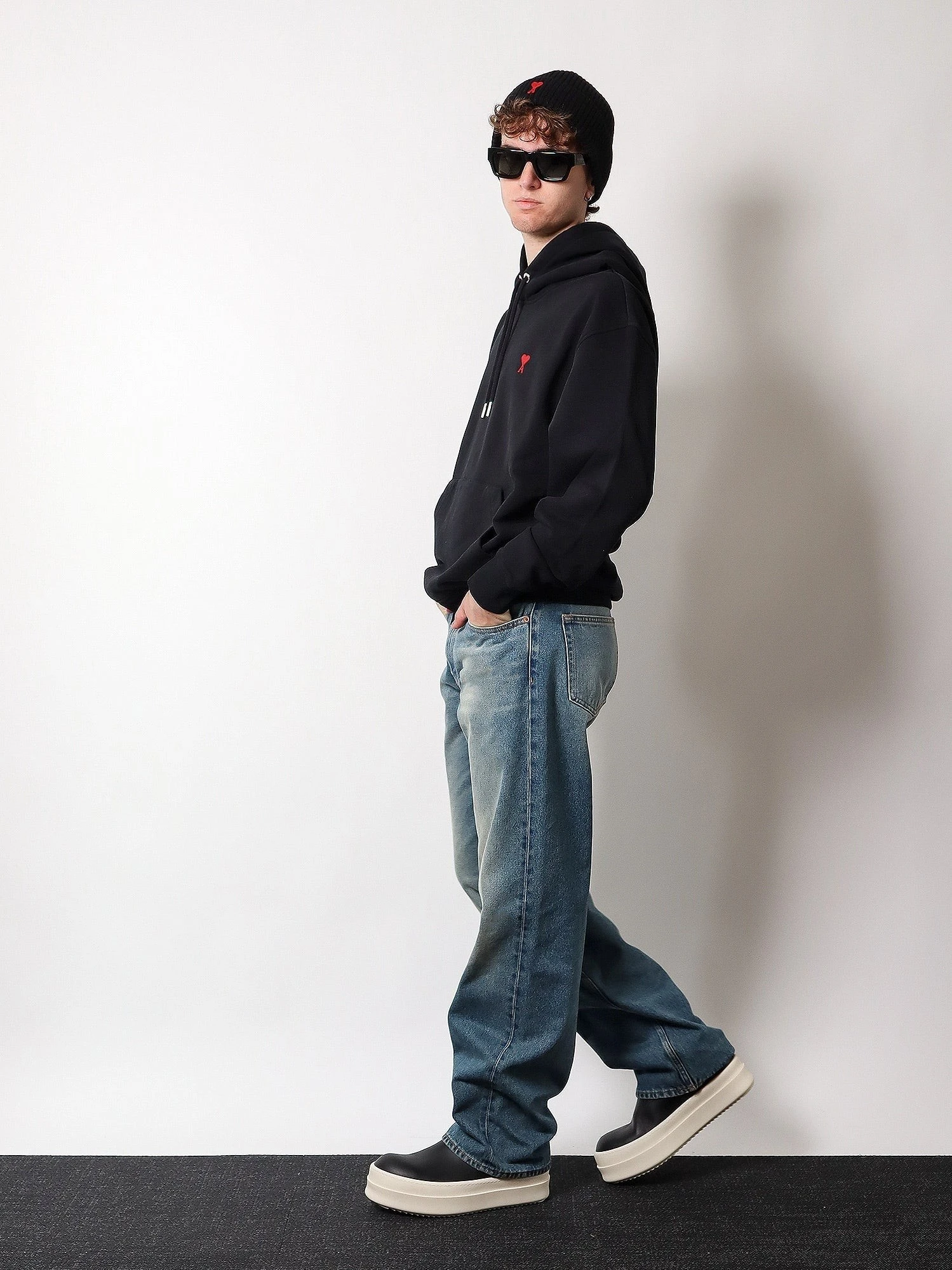 Cotton sweatshirt with Logo embroidery