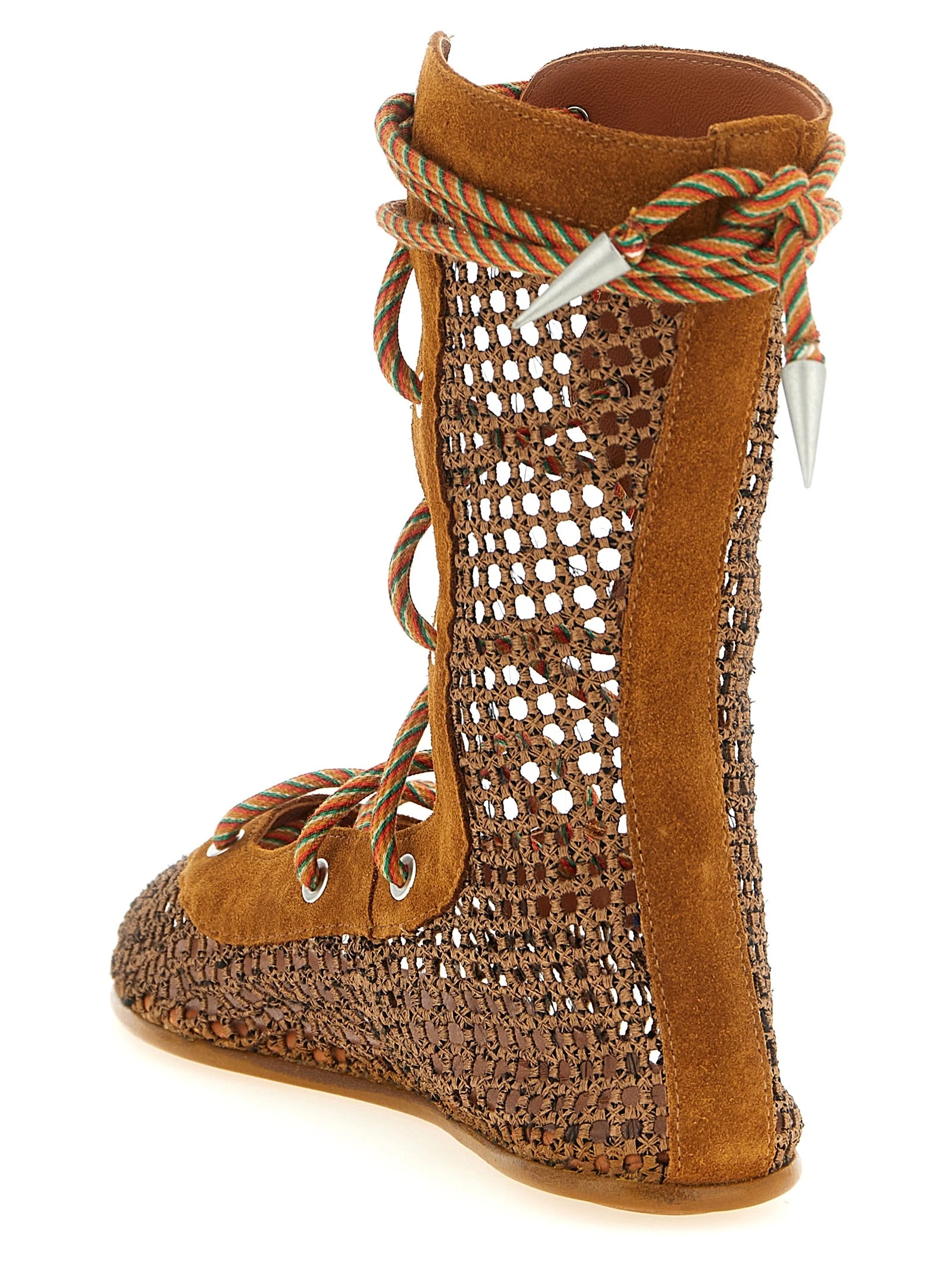 'Reticella' ankle boots