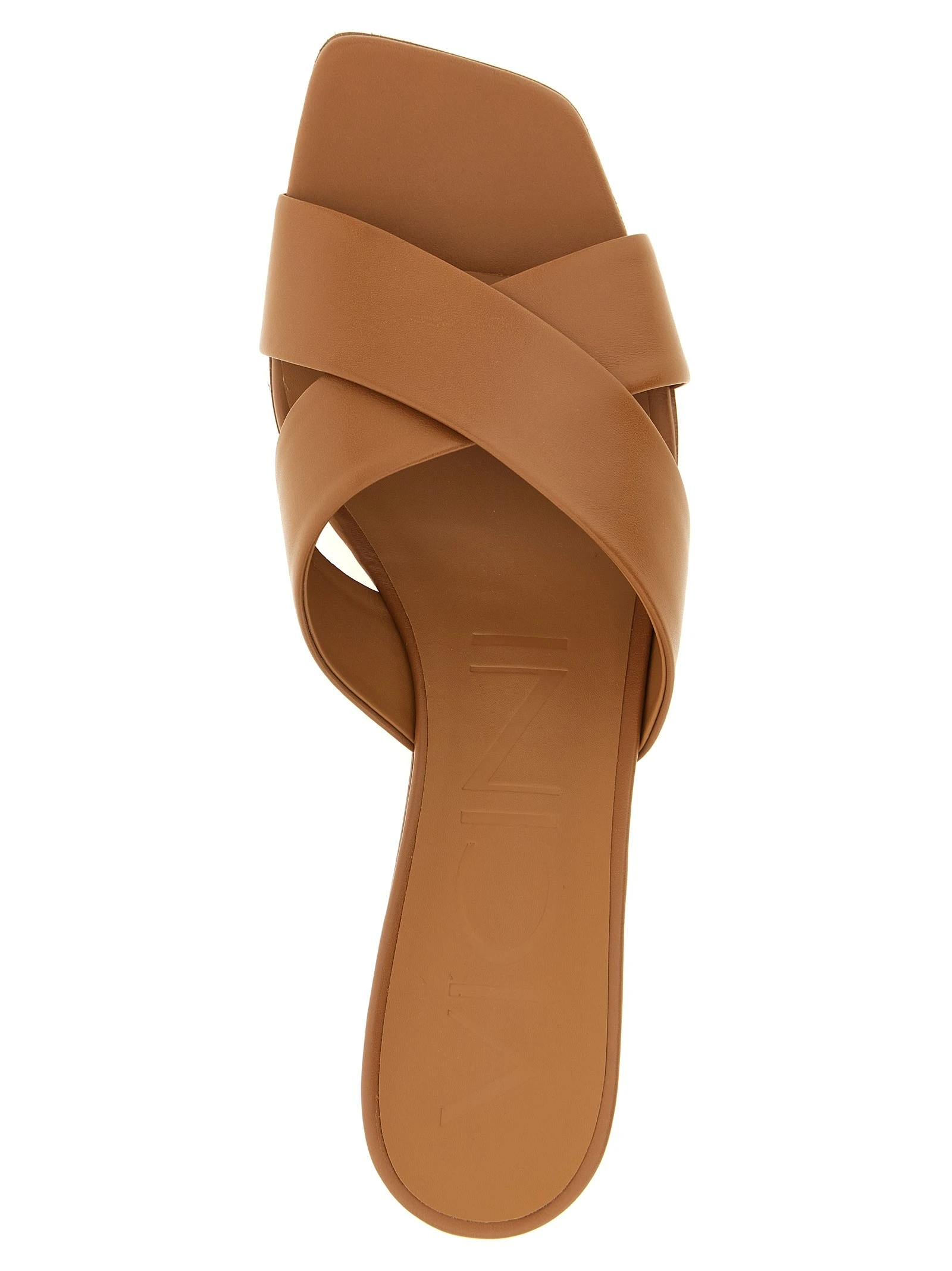 Leather mules