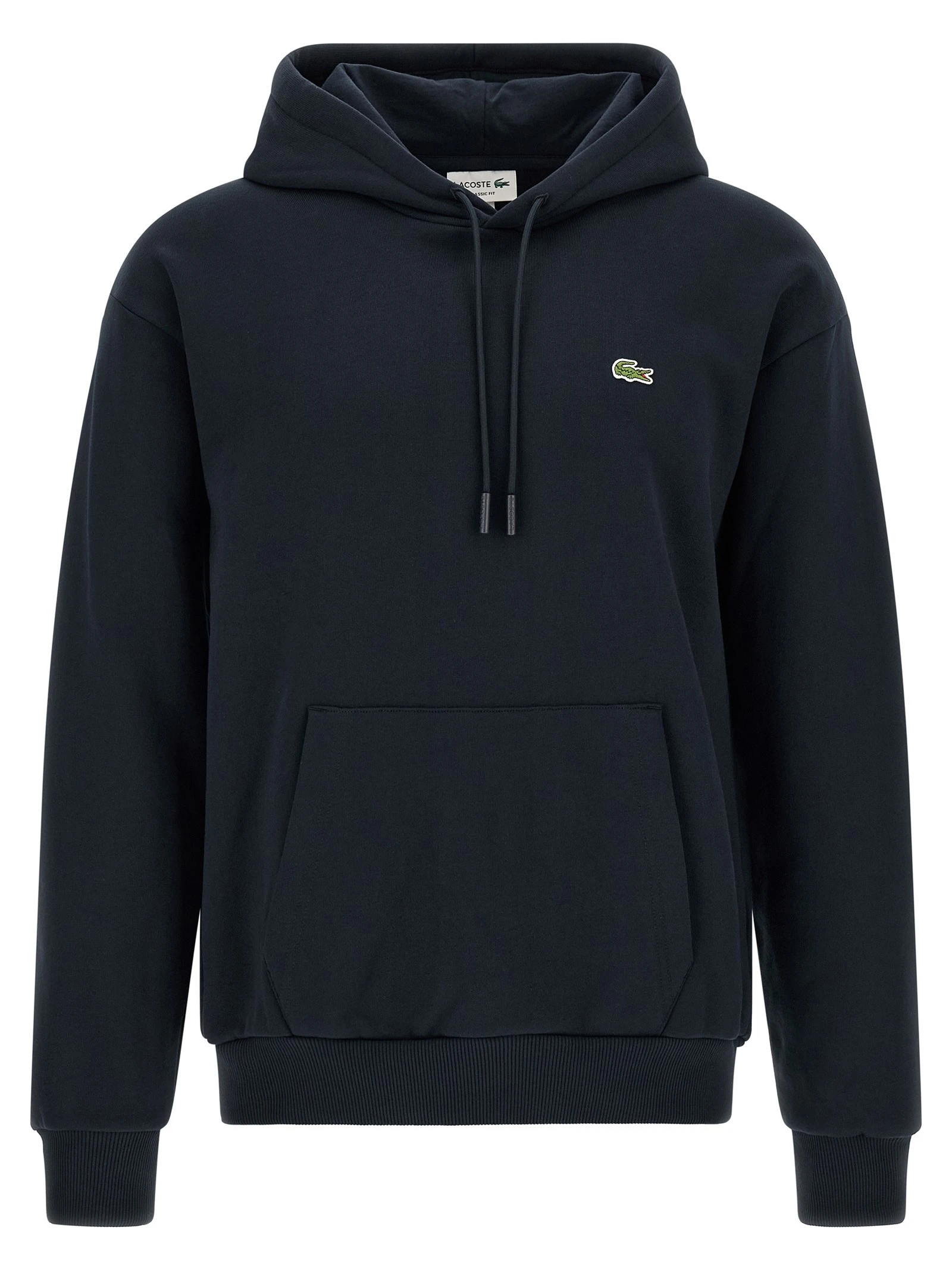 Logo patch hoodie