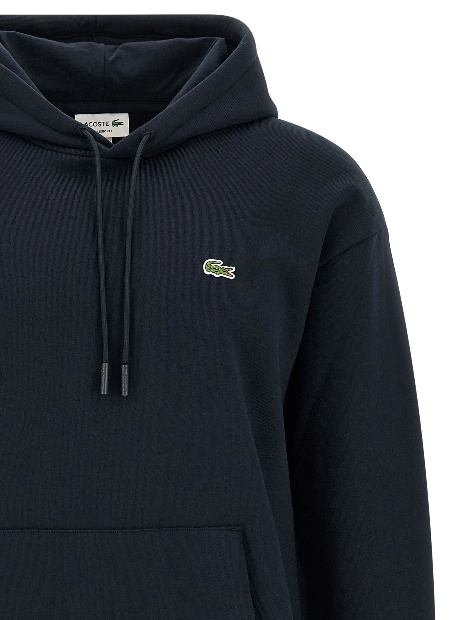 Logo patch hoodie