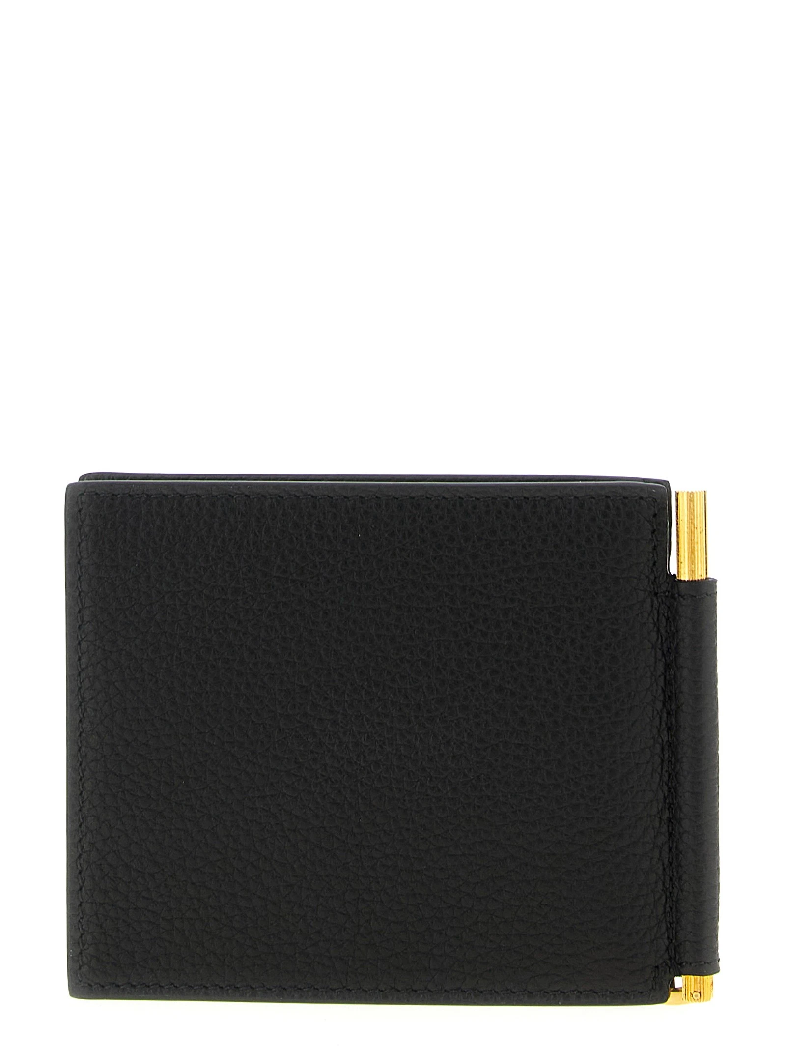 Hammered leather card holder