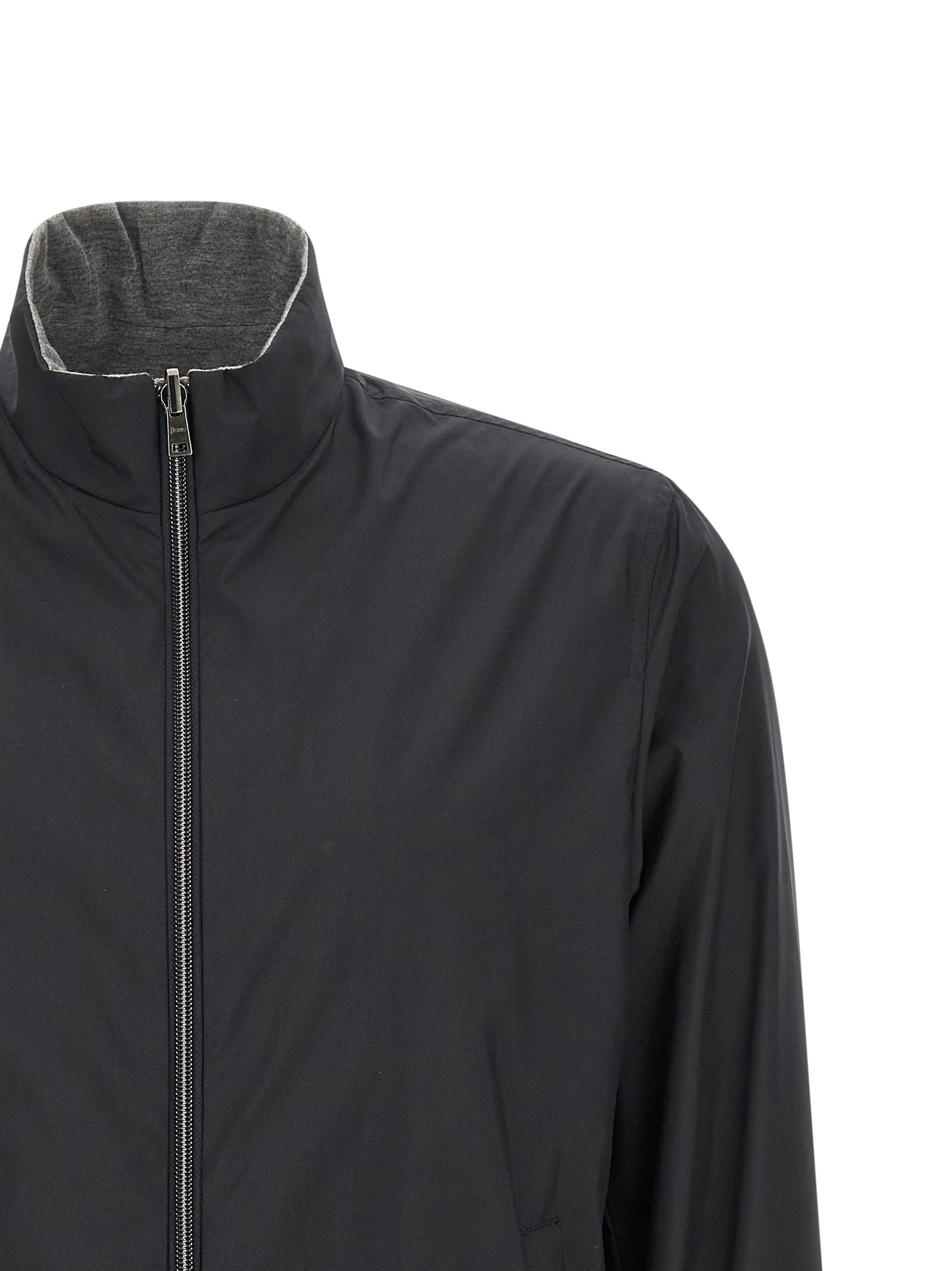 Reversible bomber jacket