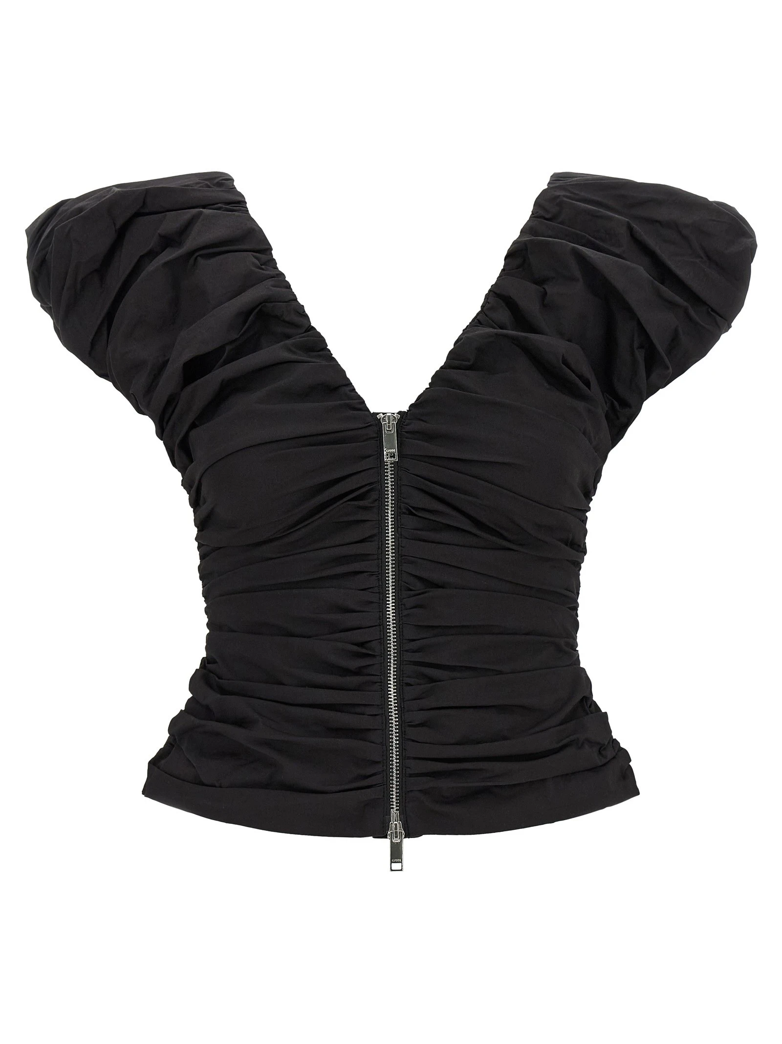 'Black Ruched' top