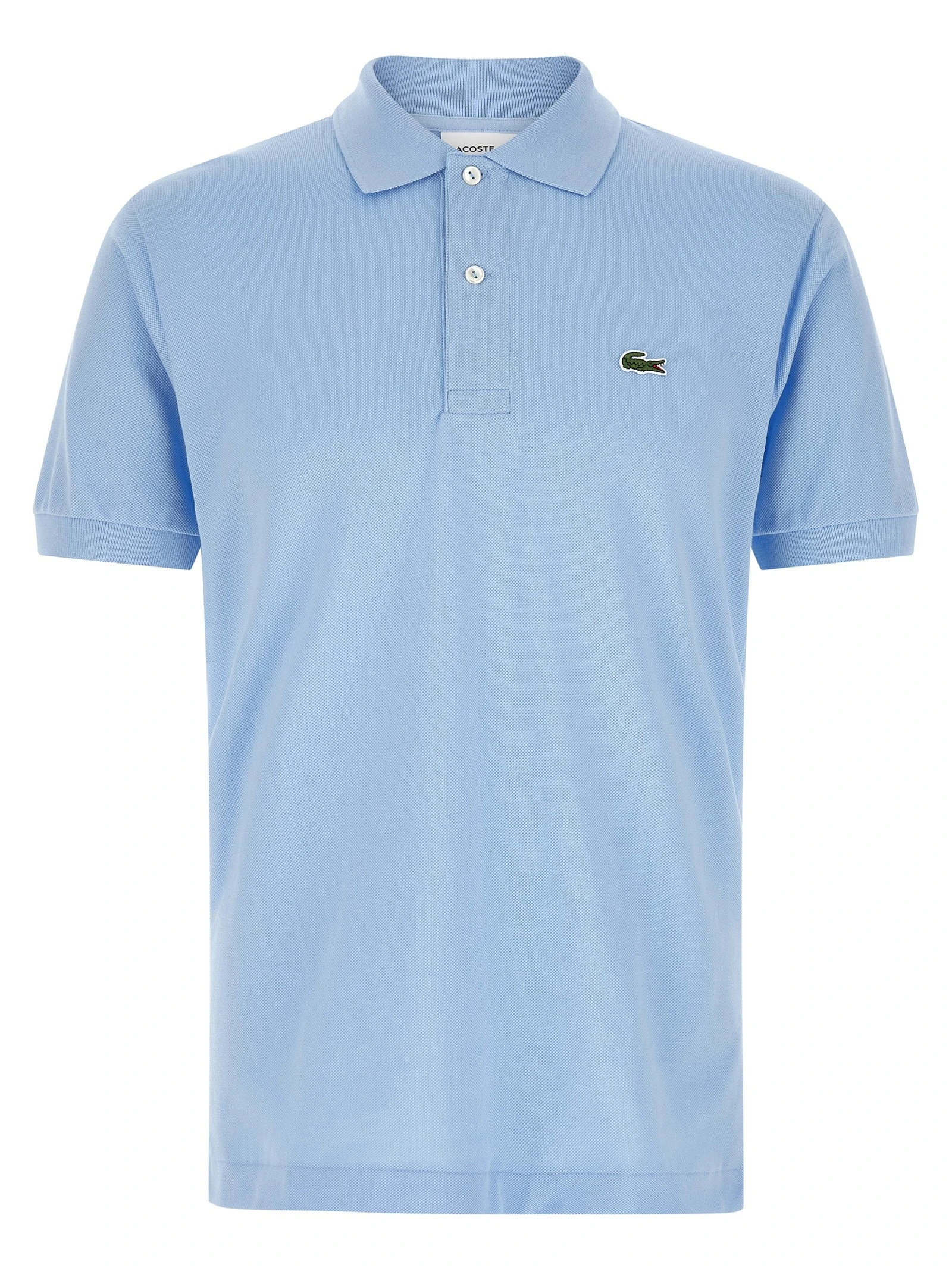 Logo patch polo shirt