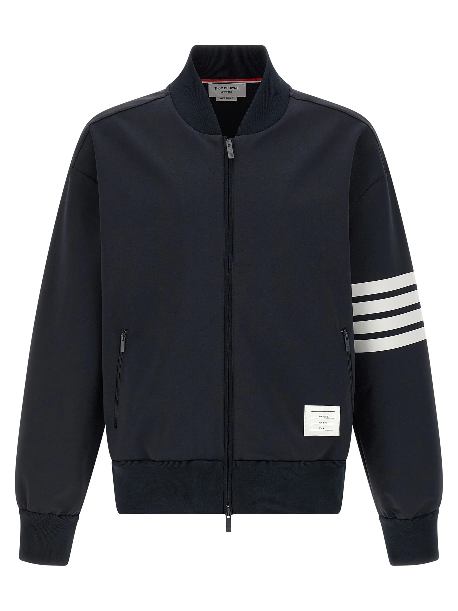 Tech viscose bomber jacket