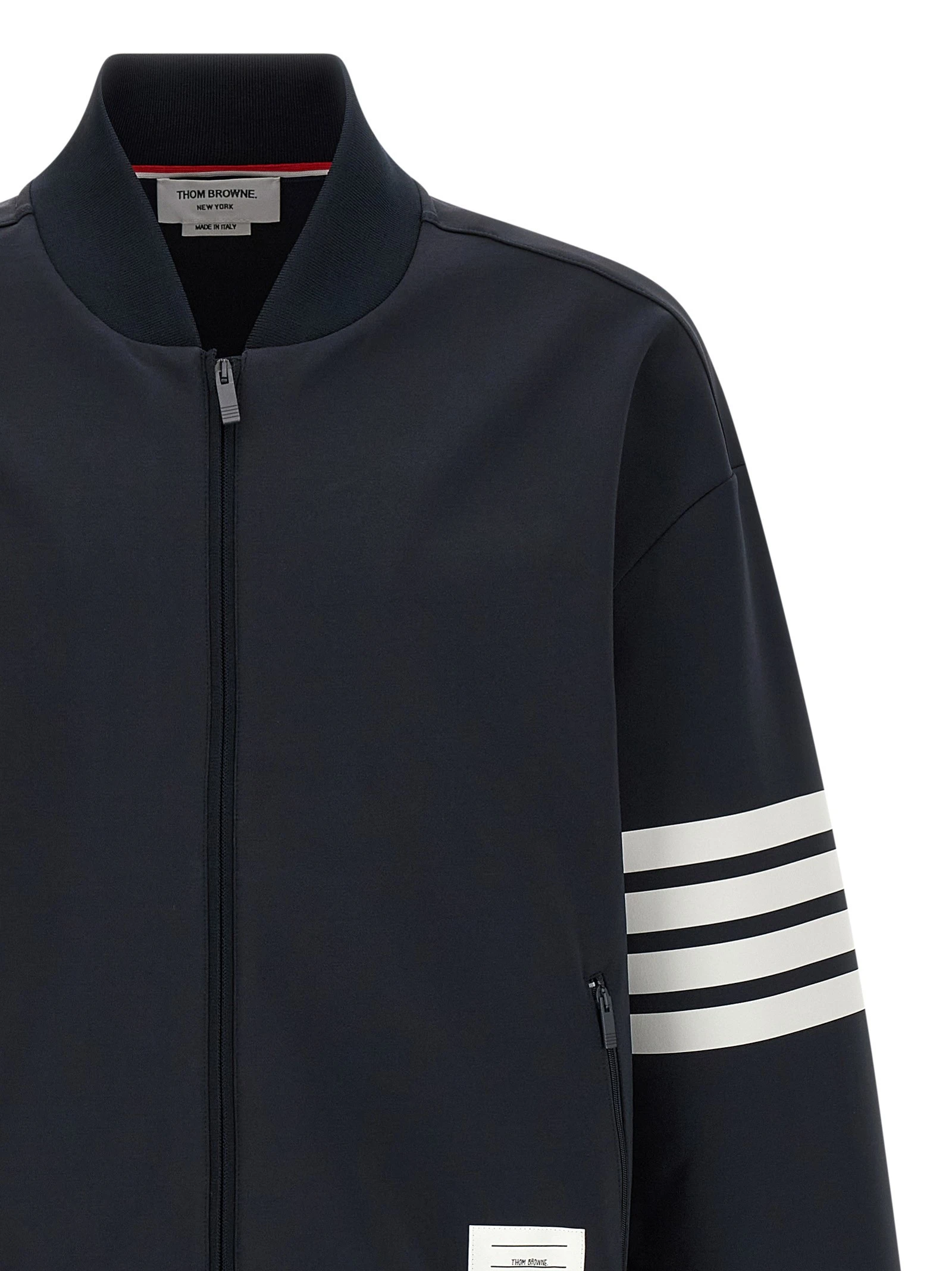 Tech viscose bomber jacket