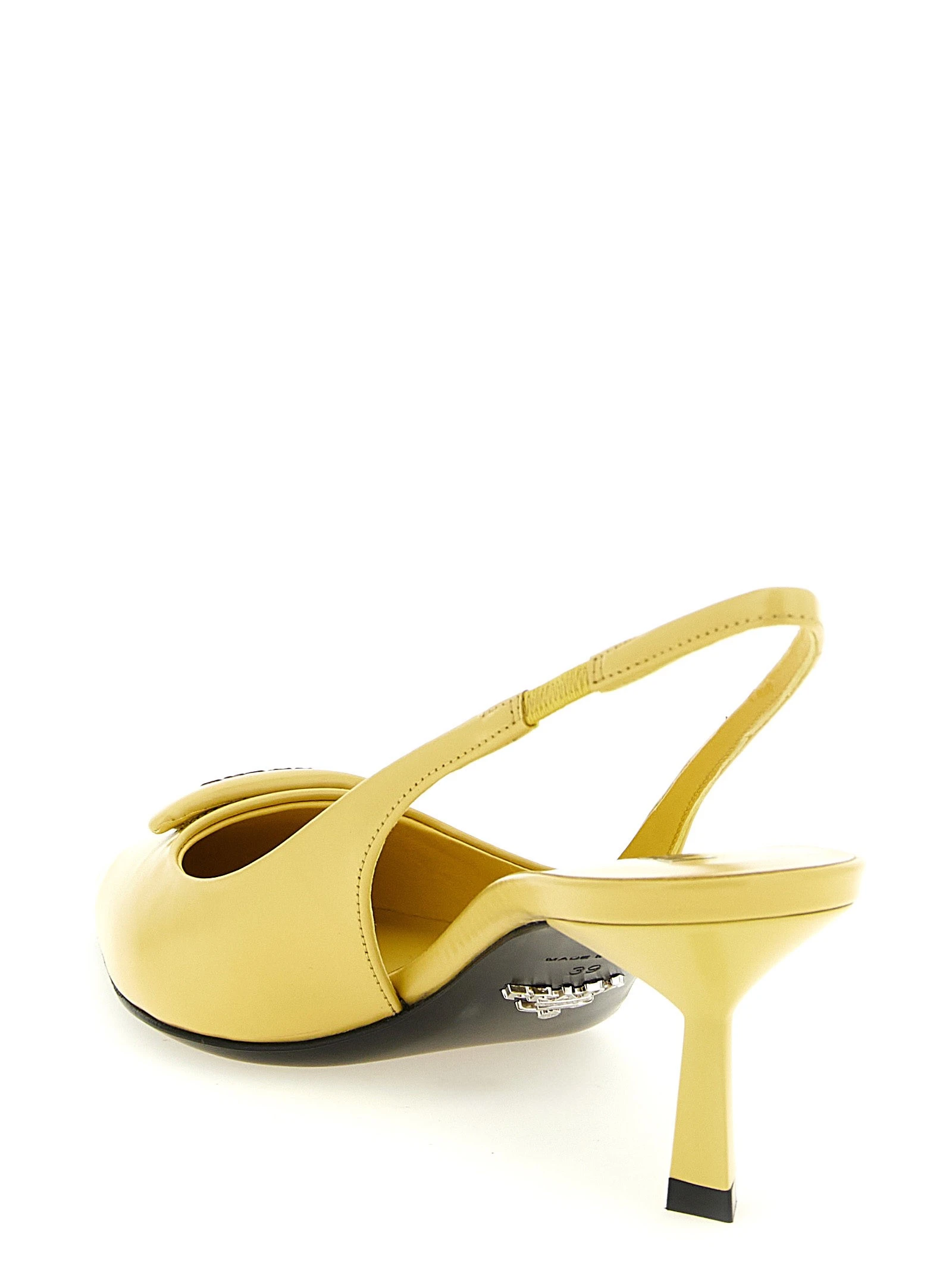 Triangle logo slingback