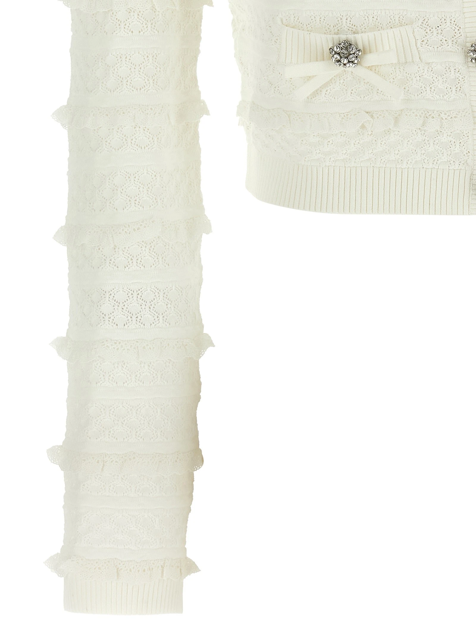 'Pointelle Diamante' cardigan