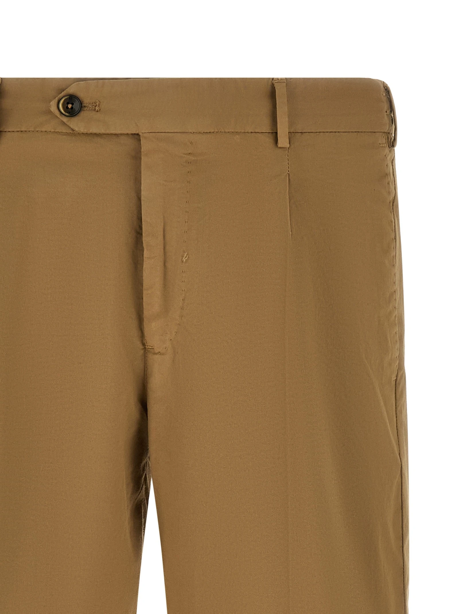 Stretch cotton bermuda shorts