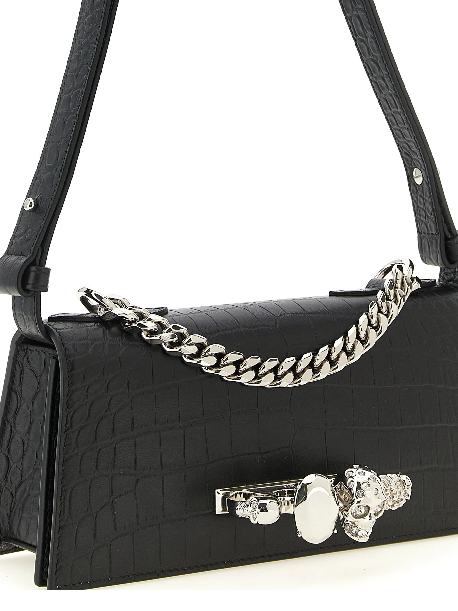 'Jewelled' mini shoulder bag