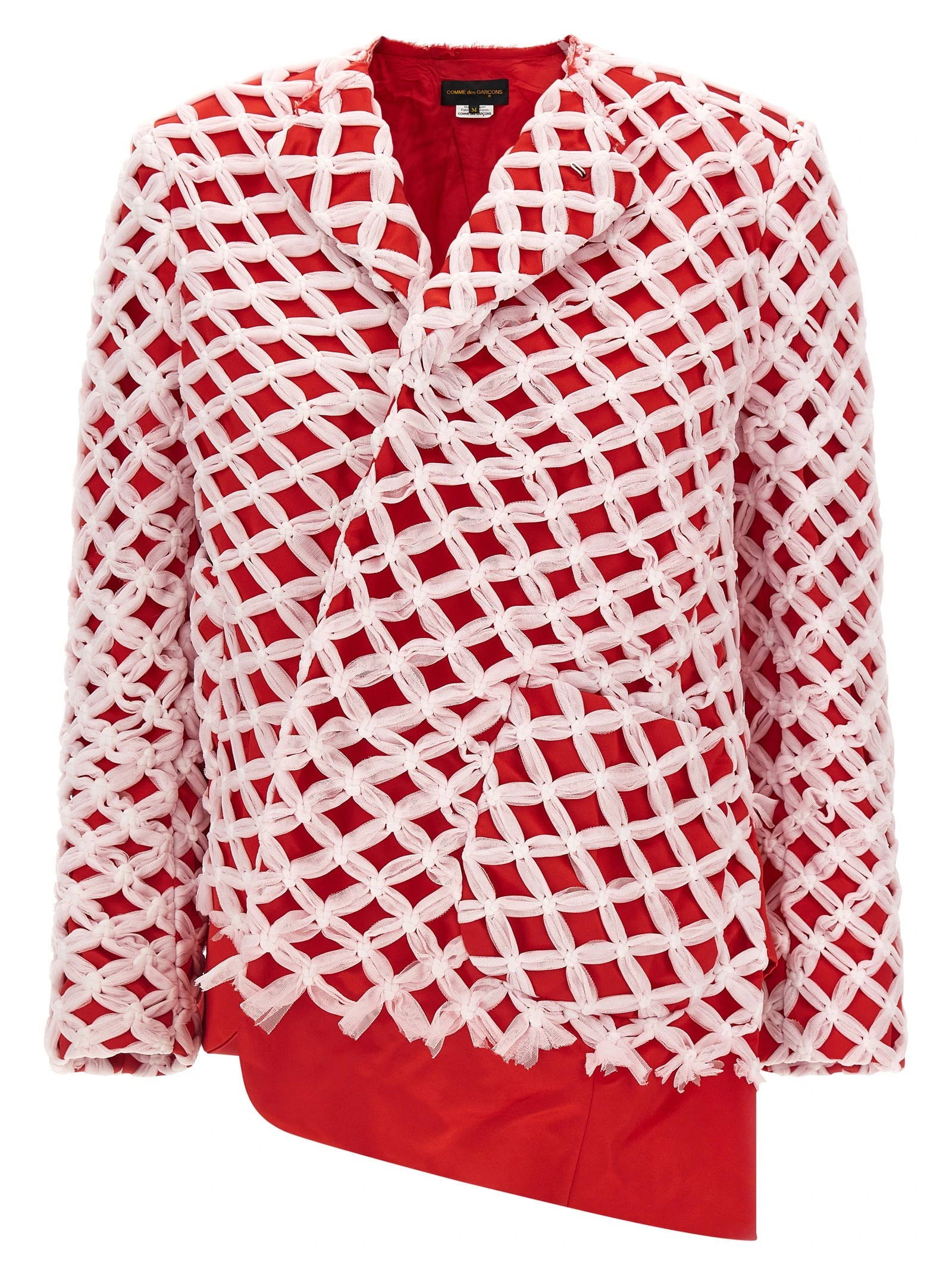Tulle weave blazer