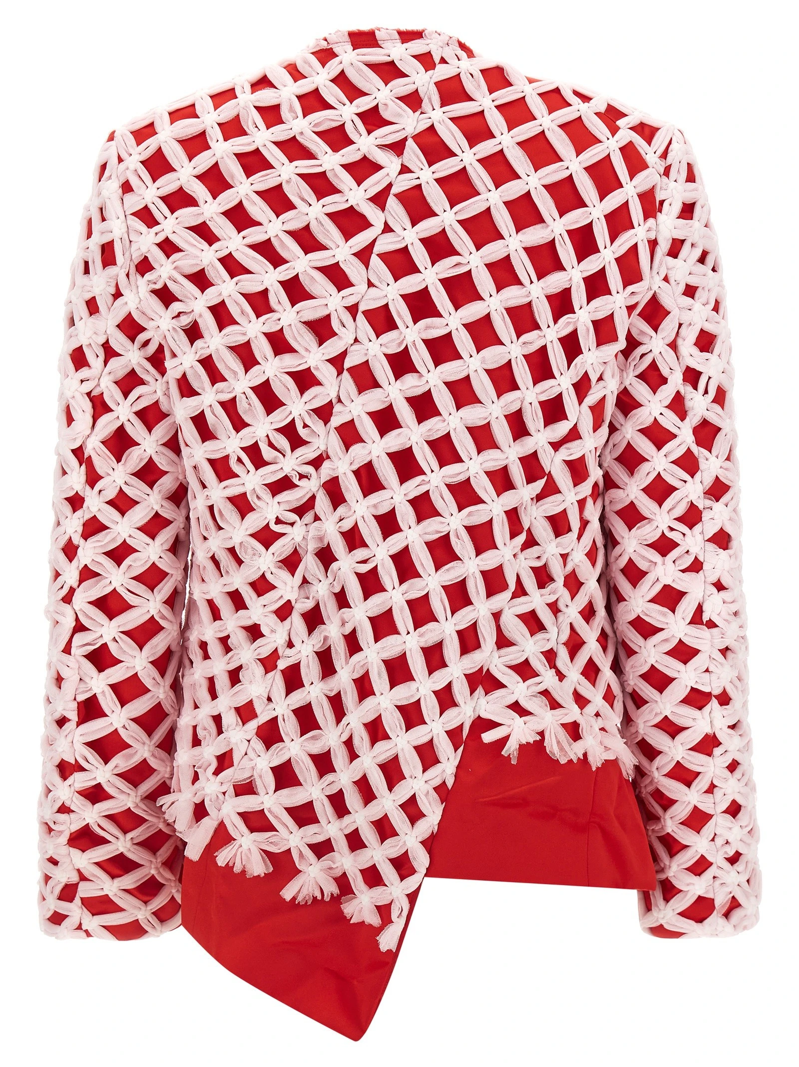 Tulle weave blazer