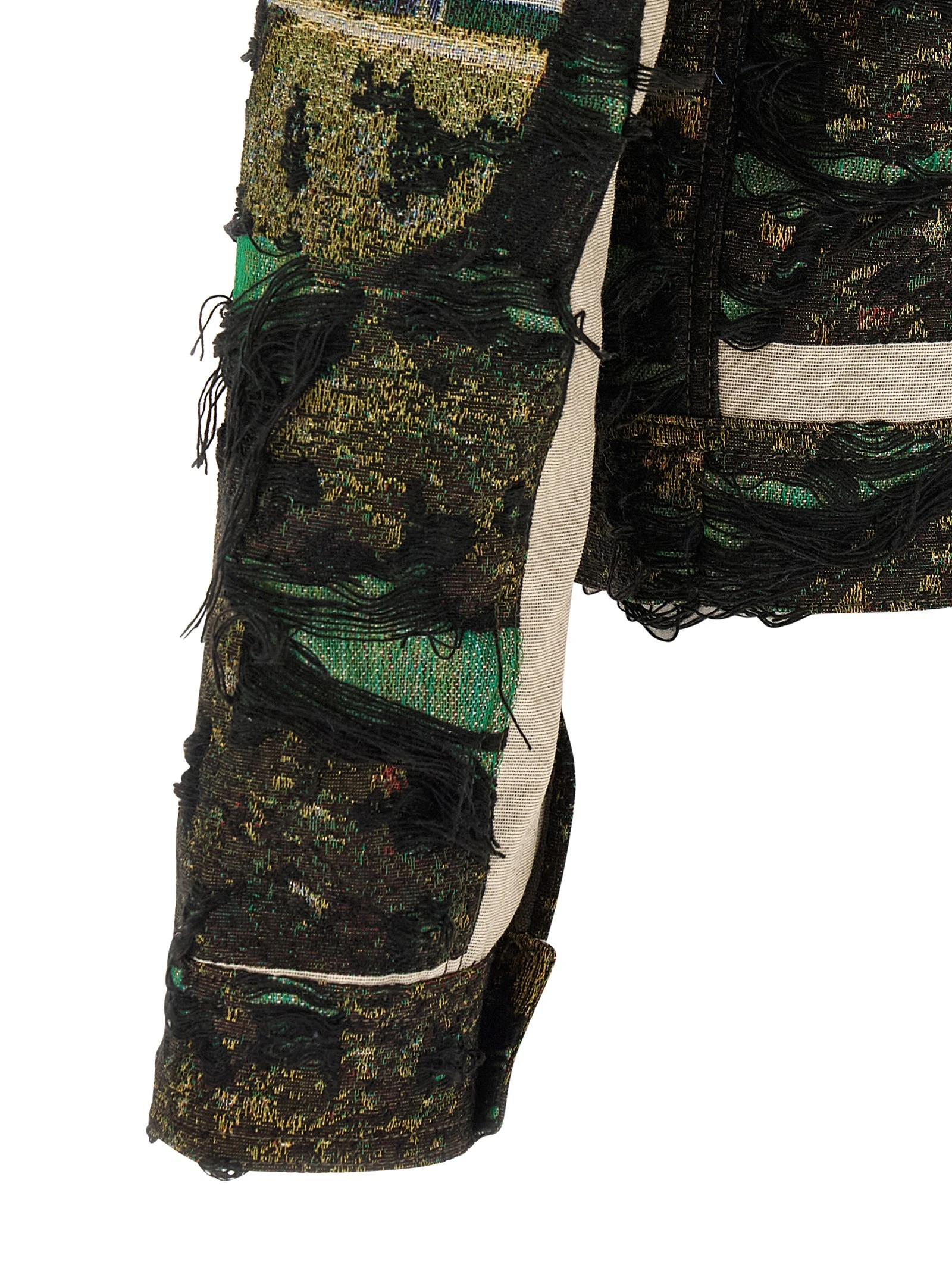 Jacquard square jacket