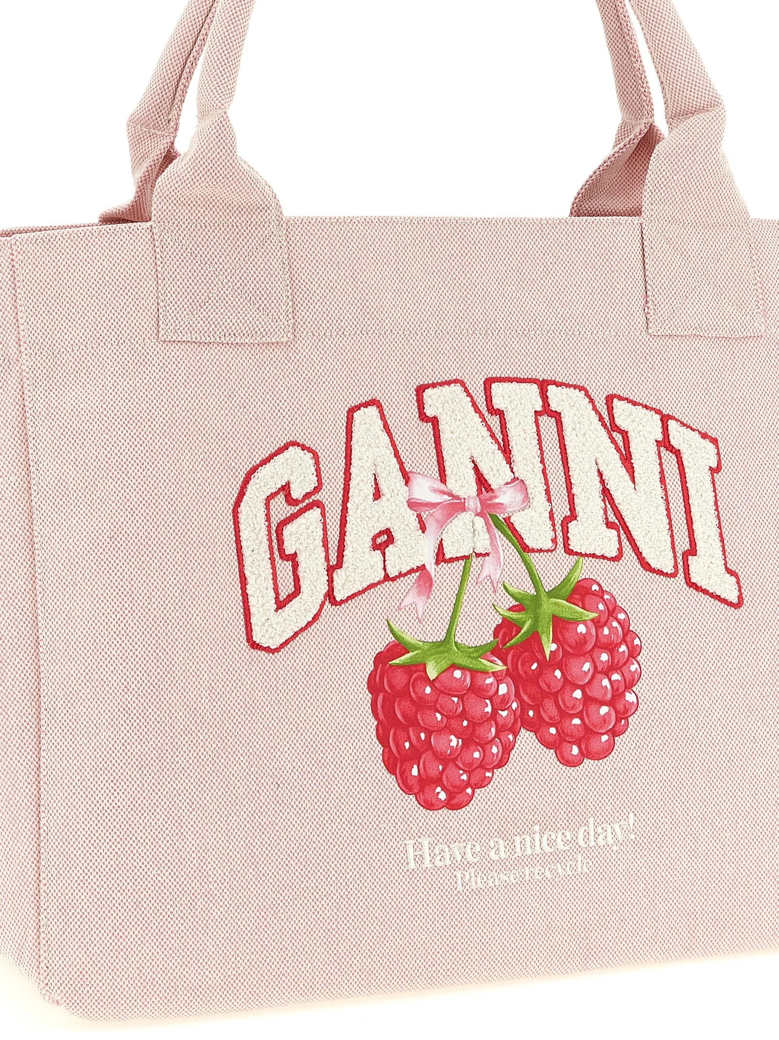 Medium 'Raspberry' shopping bag
