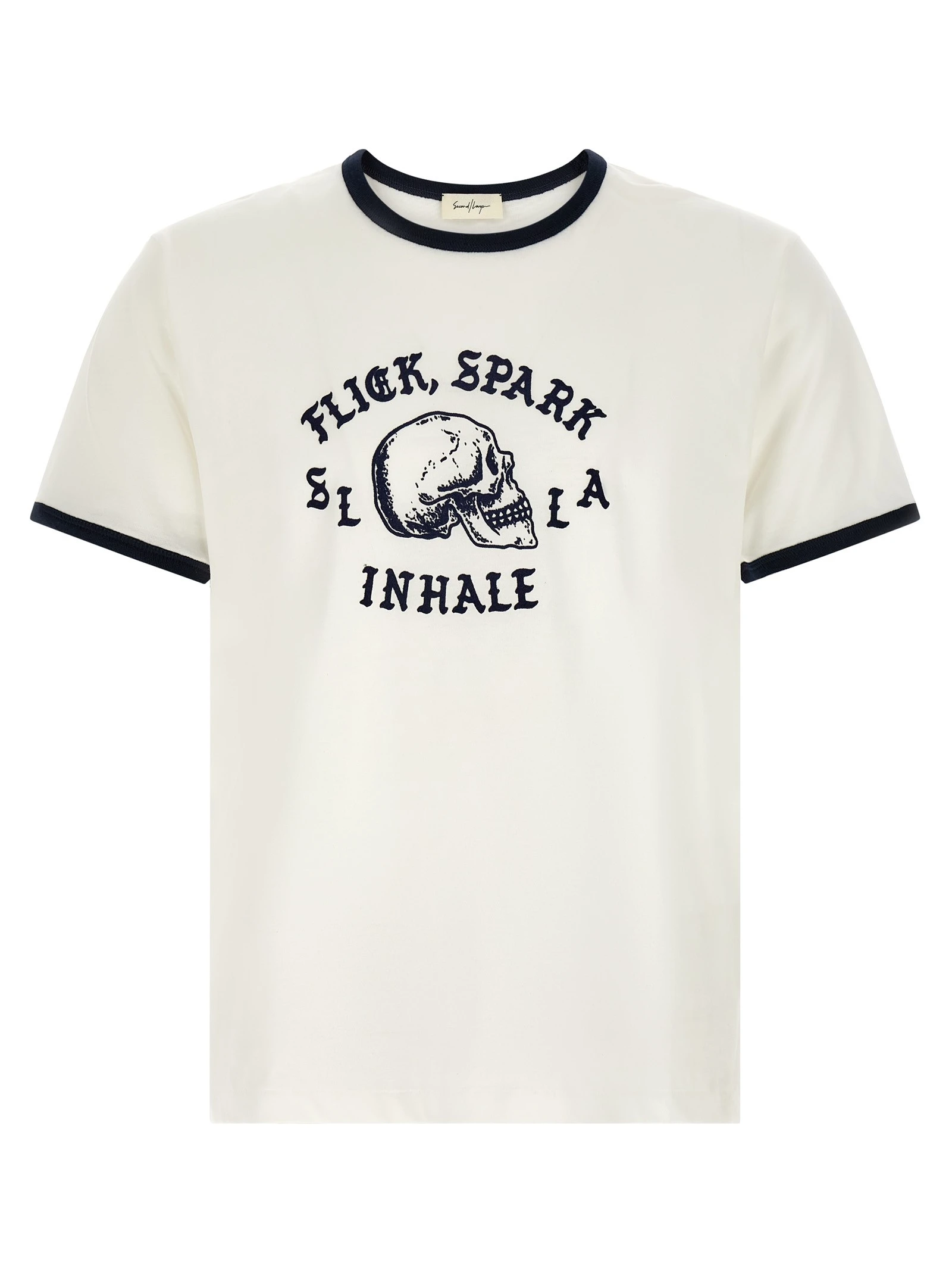 'Flick, Spark, Inhale Ringer' T-shirt