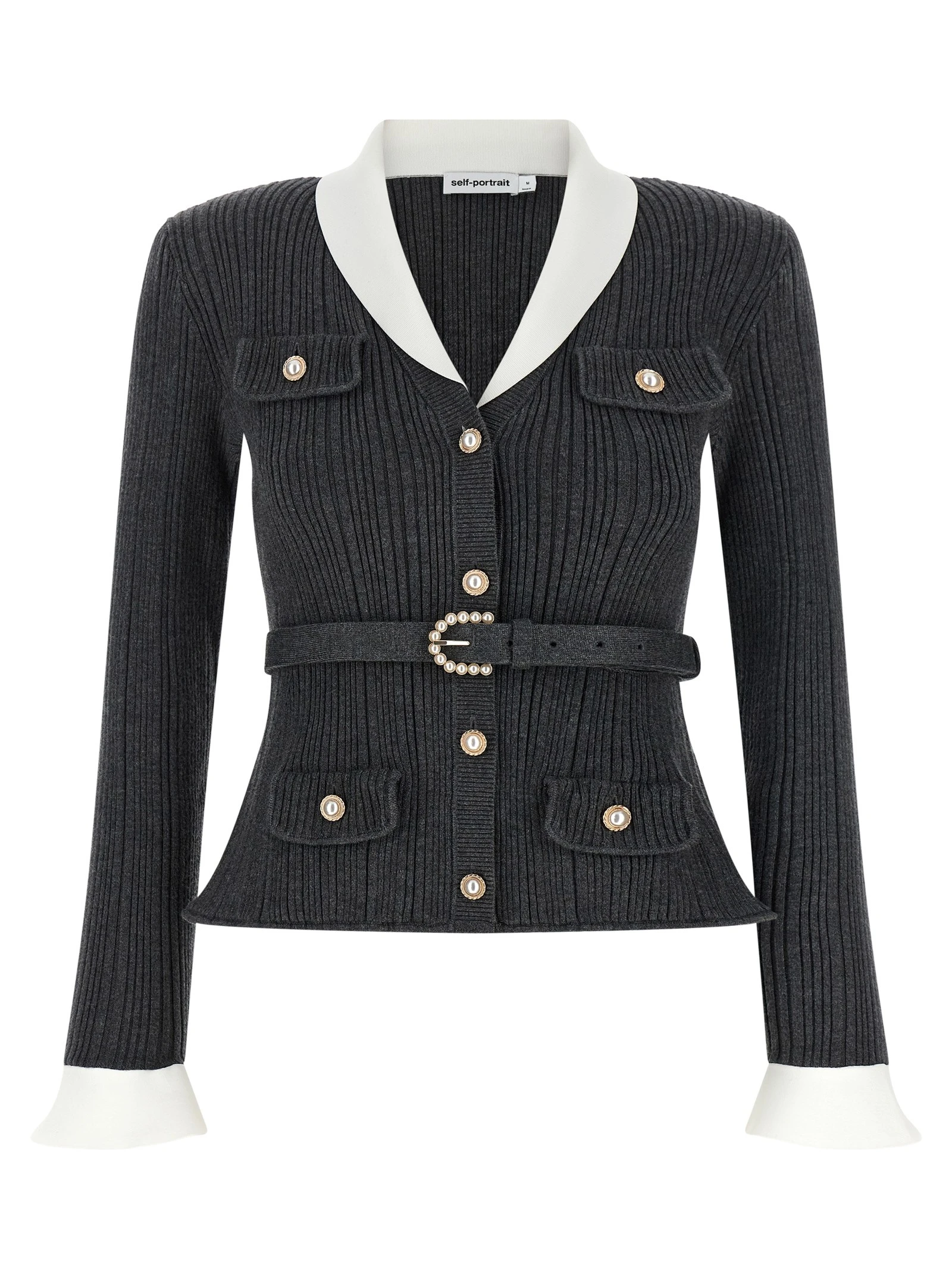 Ribbed cardigan