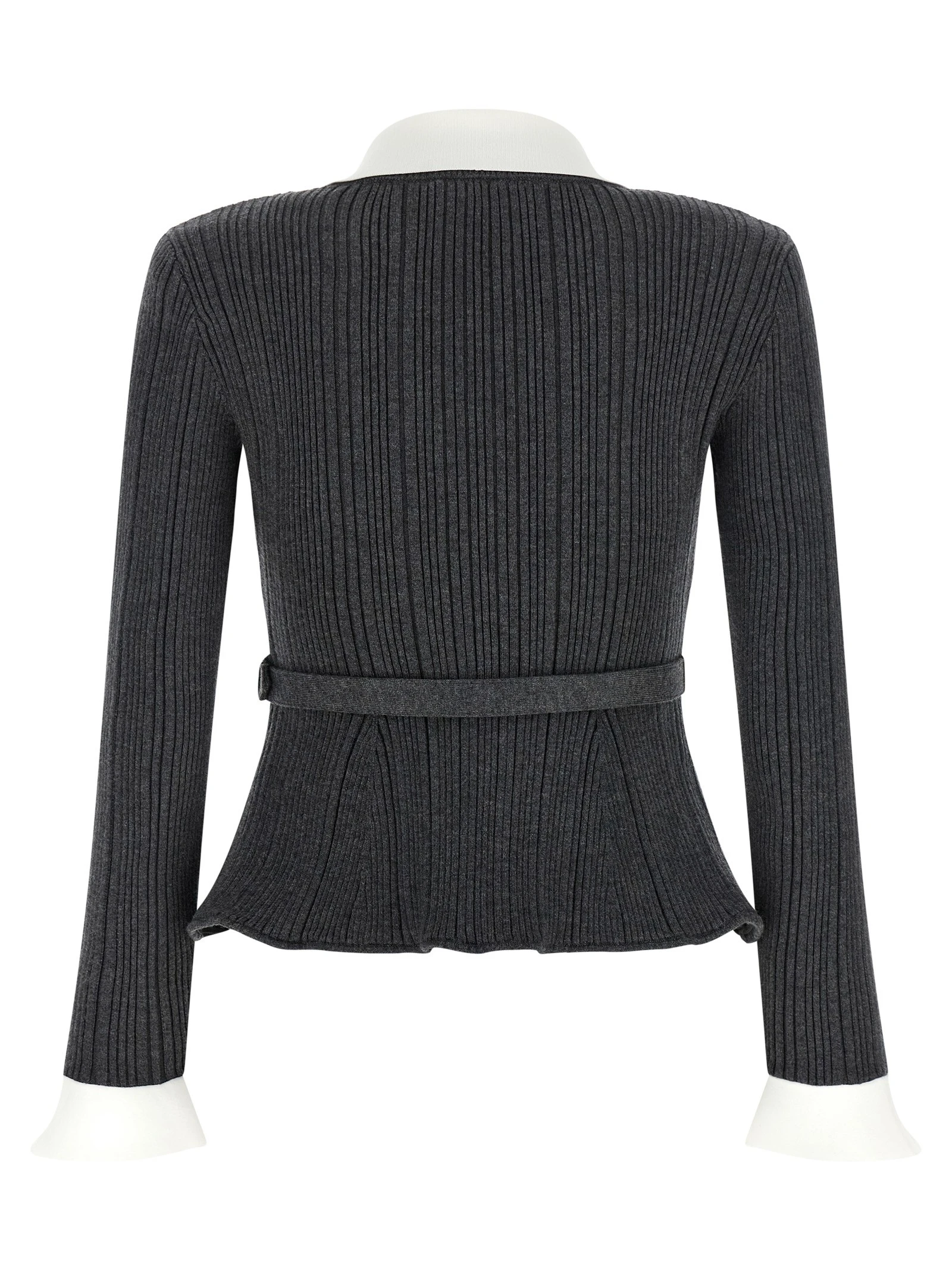 Ribbed cardigan