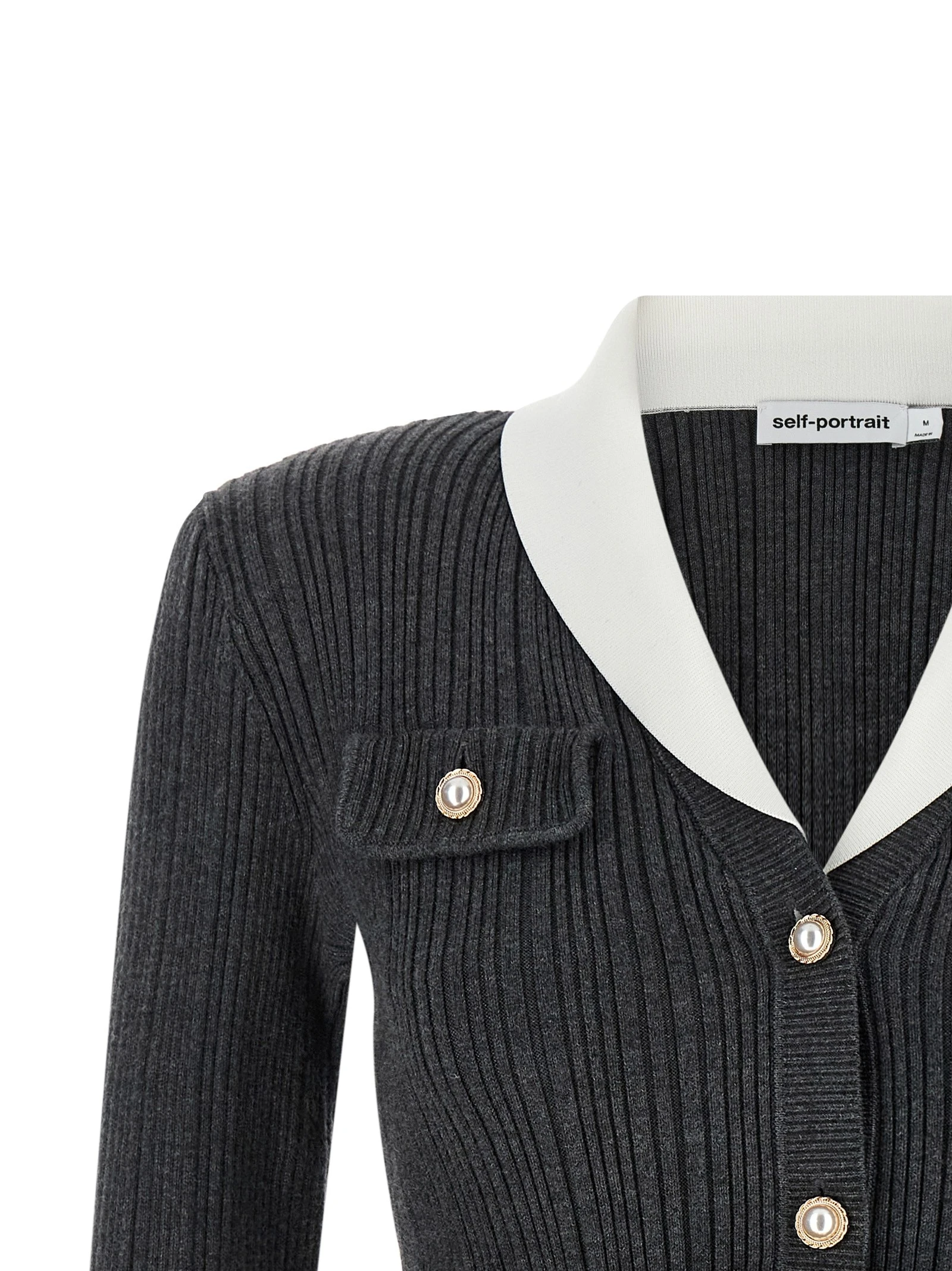 Ribbed cardigan