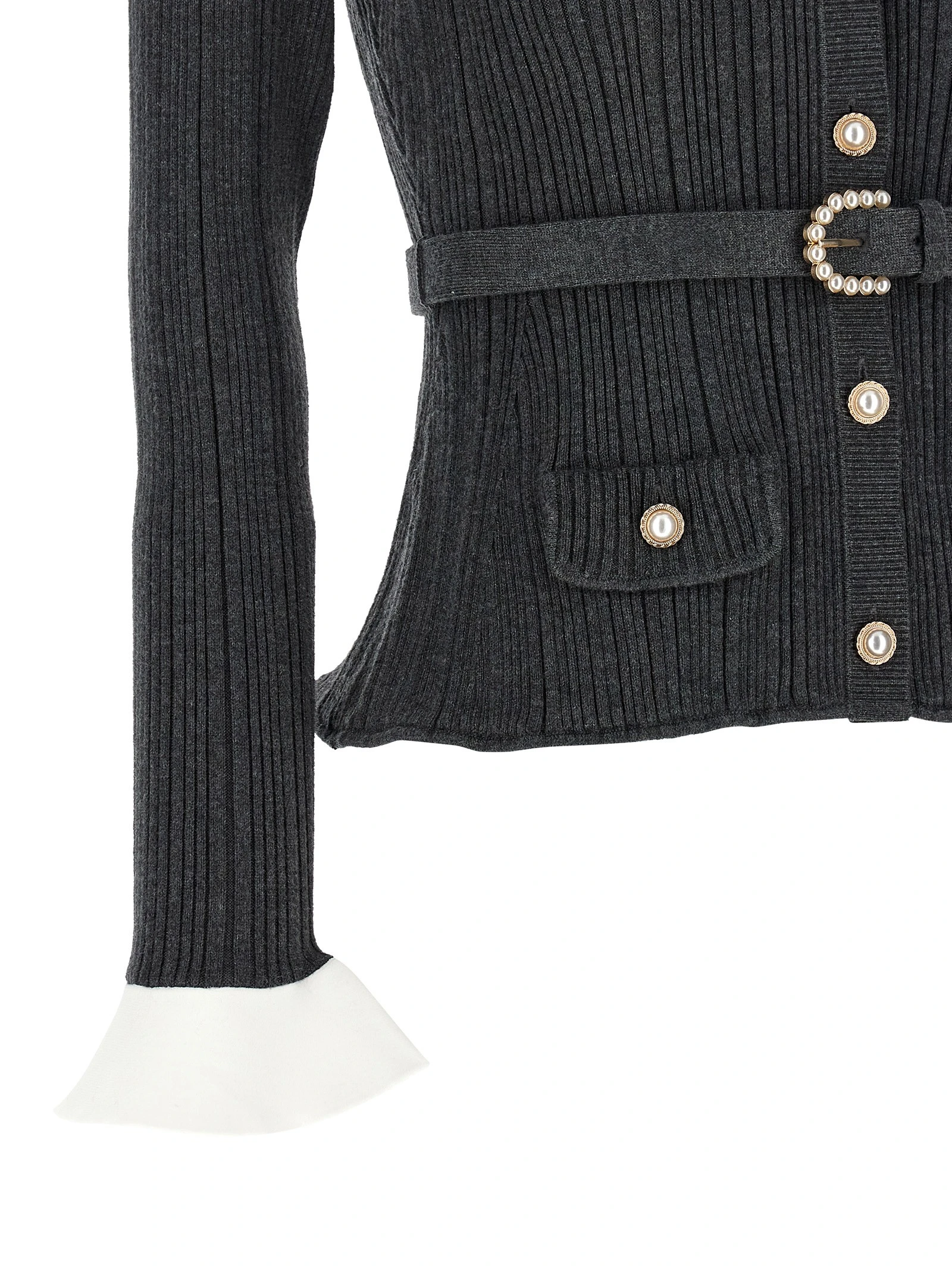 Ribbed cardigan