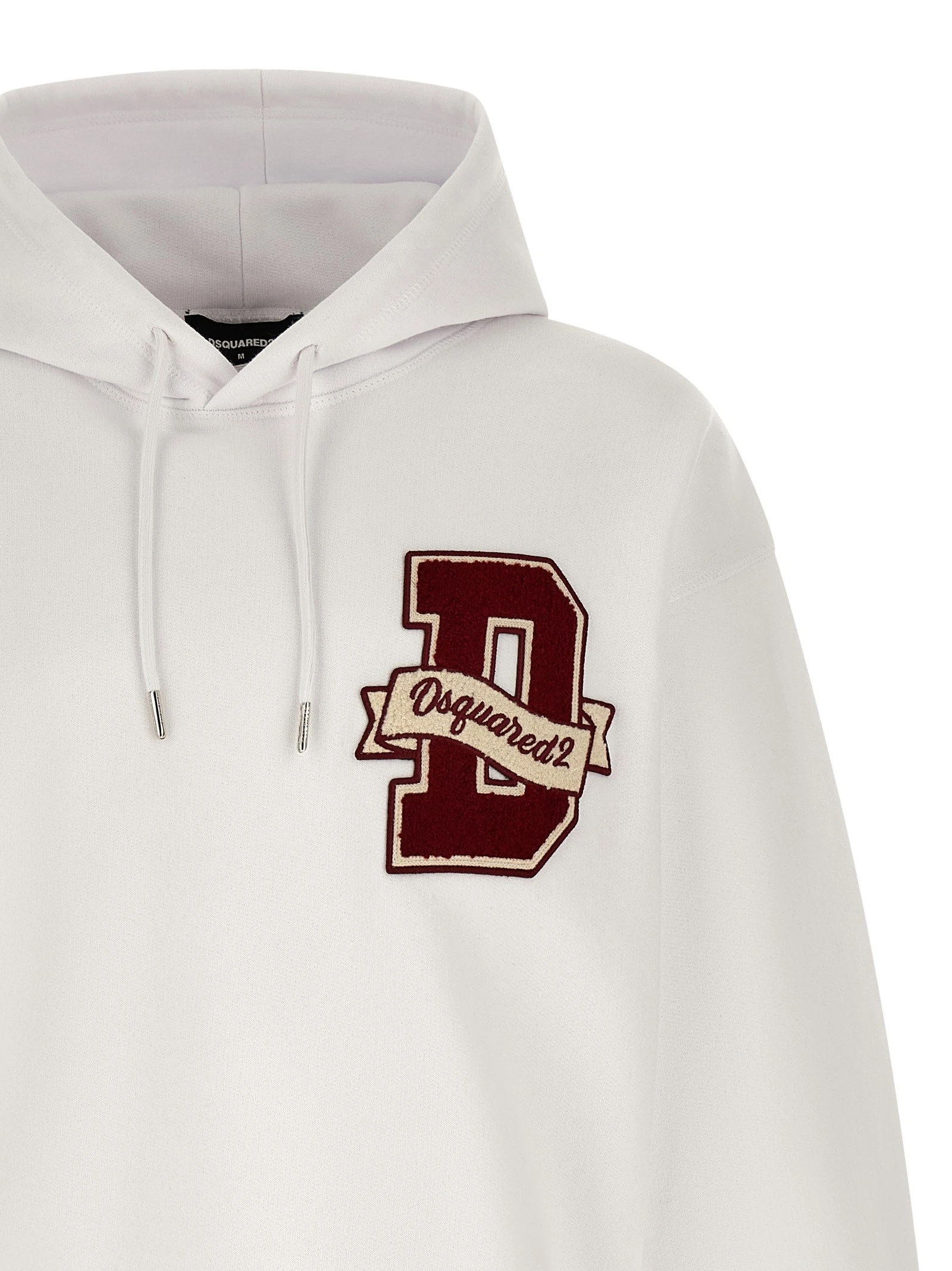 Logo patch hoodie