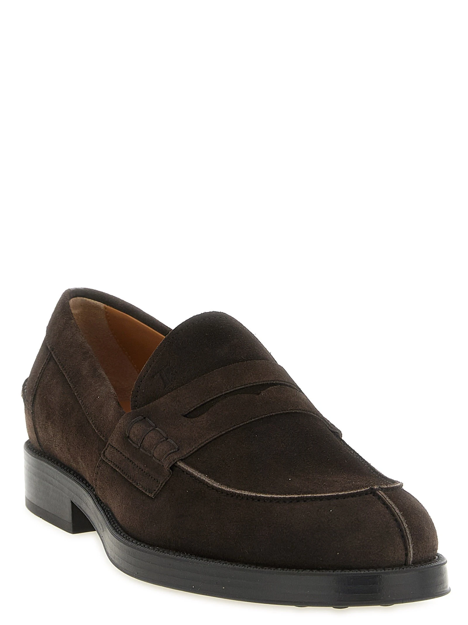 Suede loafers