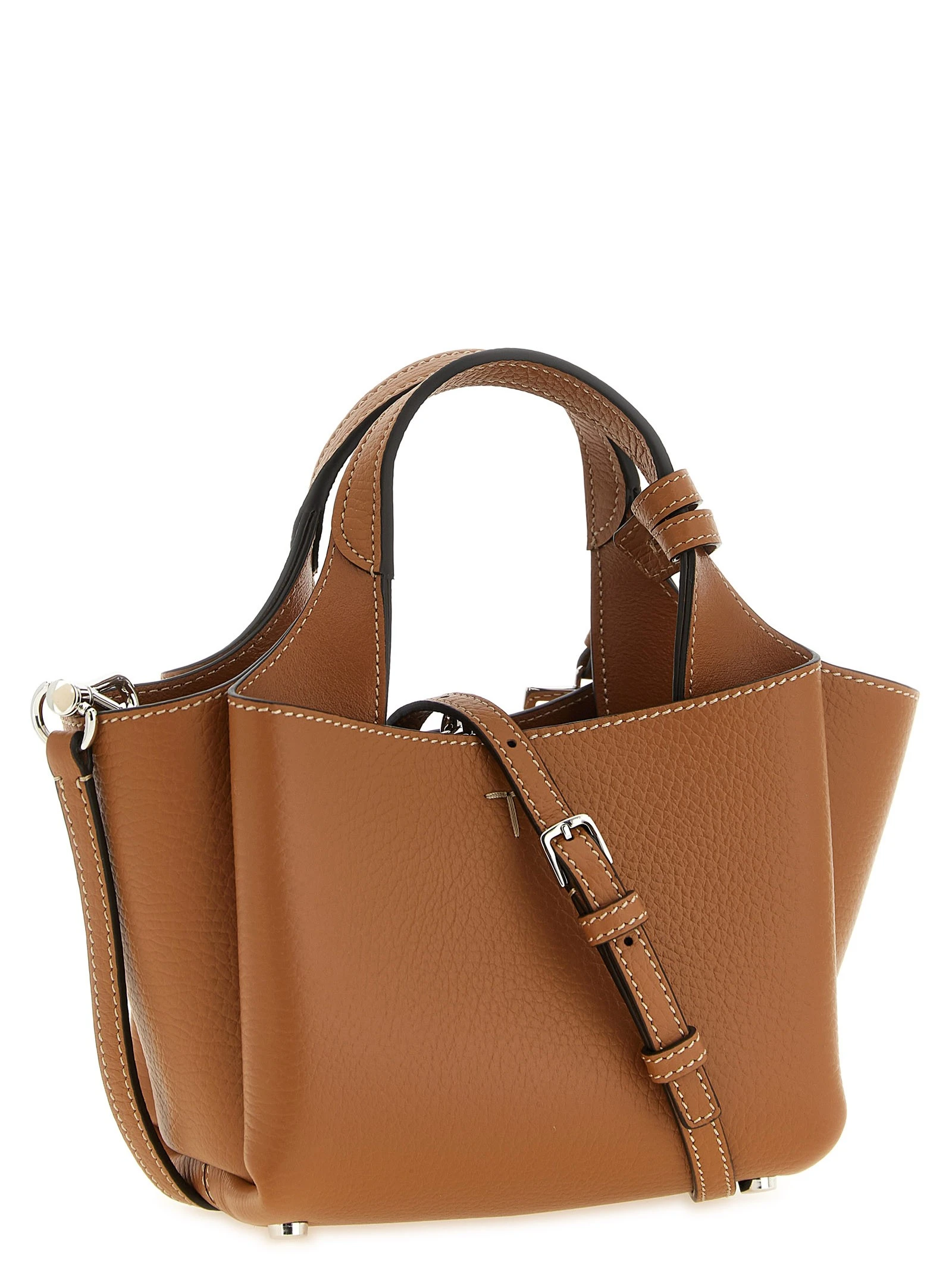 Micro leather handbag