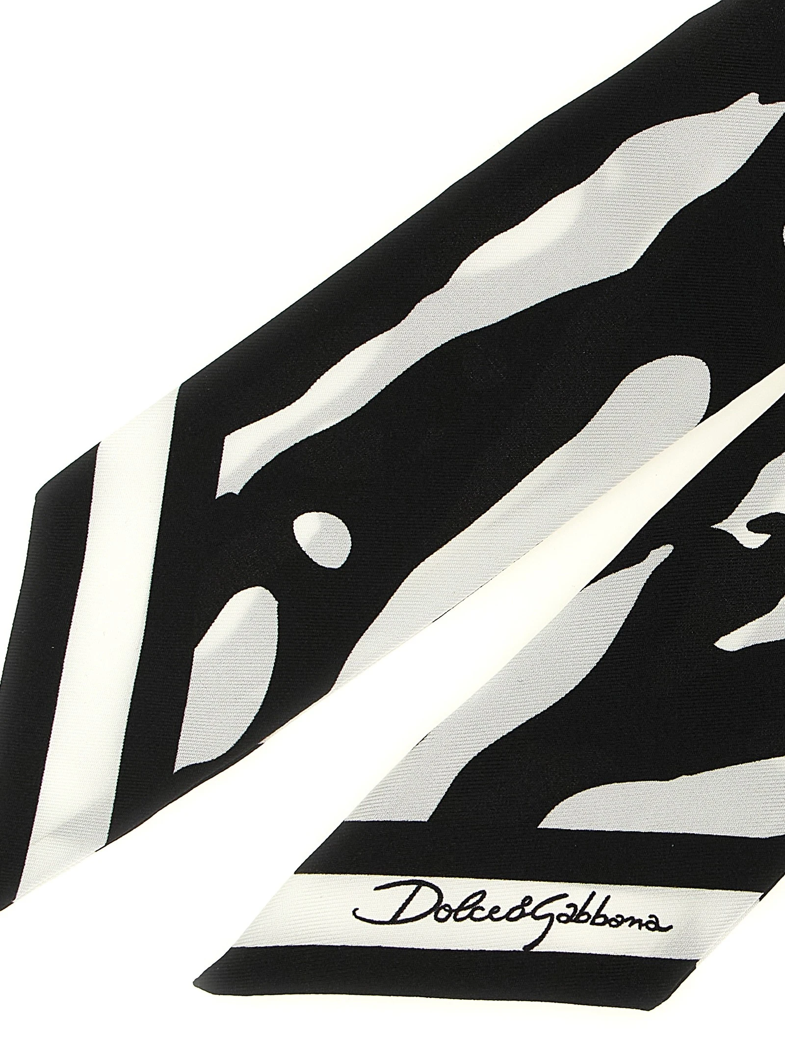 Zebra print scarf
