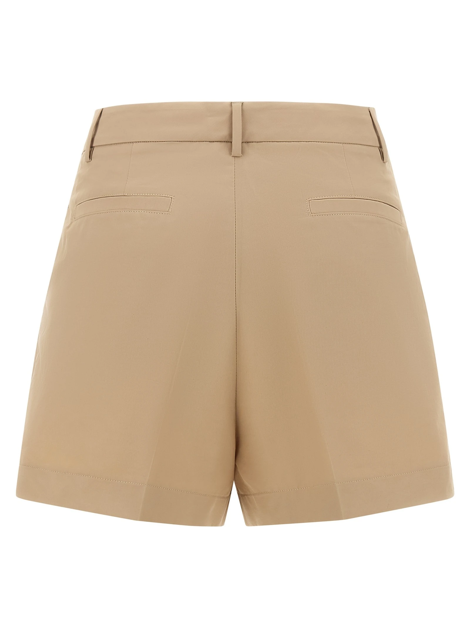 Bermuda shorts with pleats