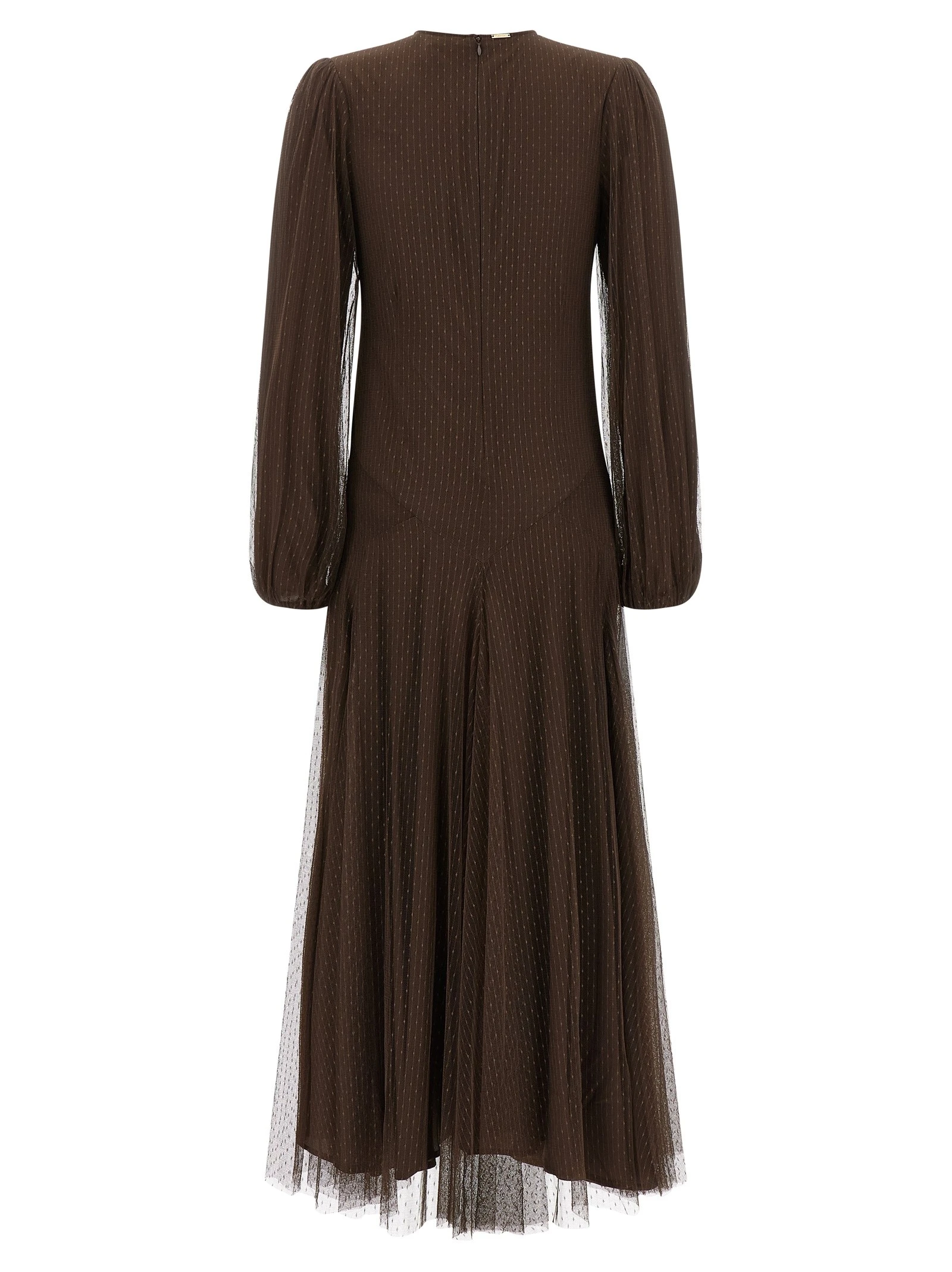 Tulle plumetis dress