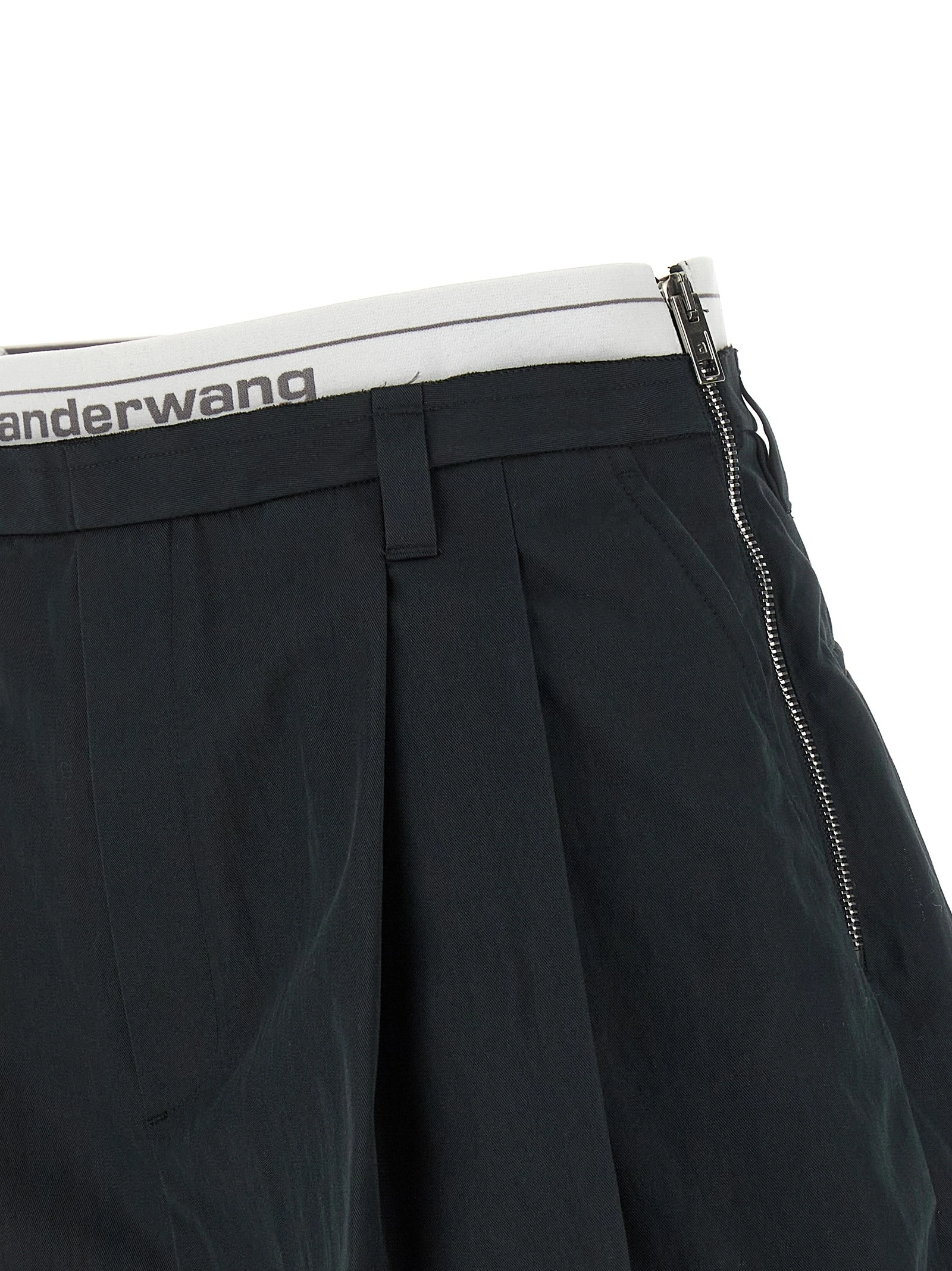 Logo band shorts