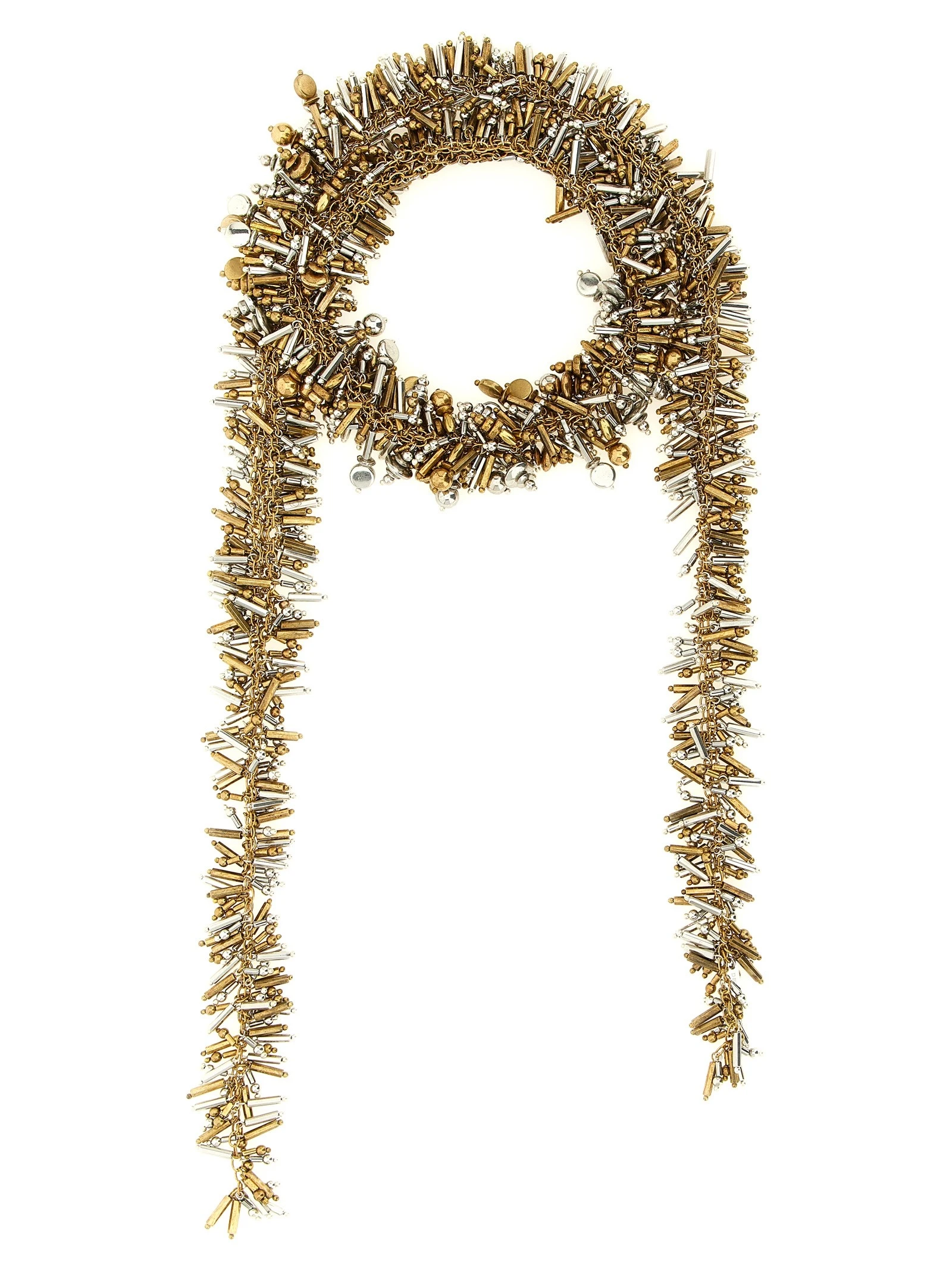 'Embroidered Scarf' necklace