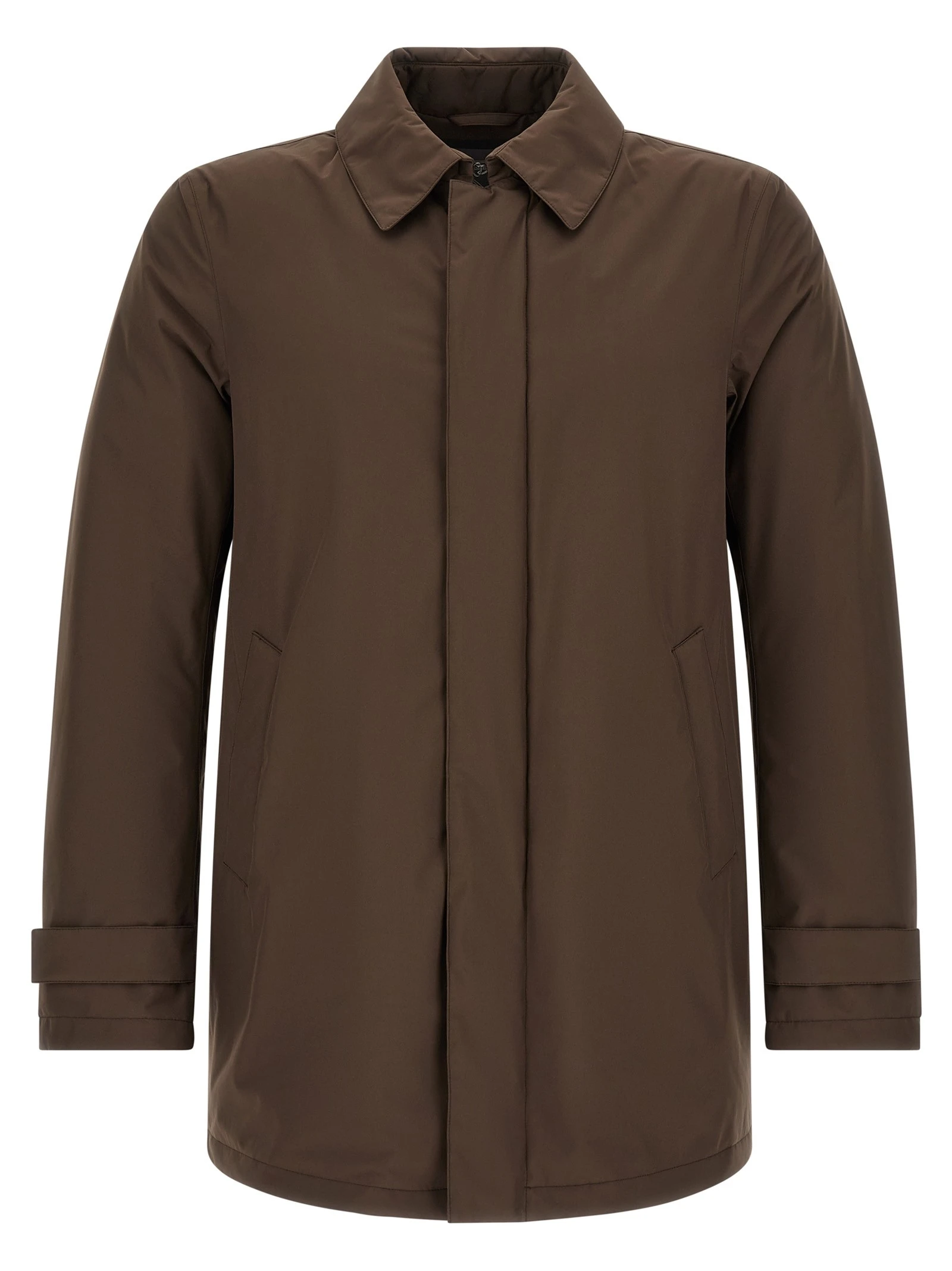 Detachable hood parka