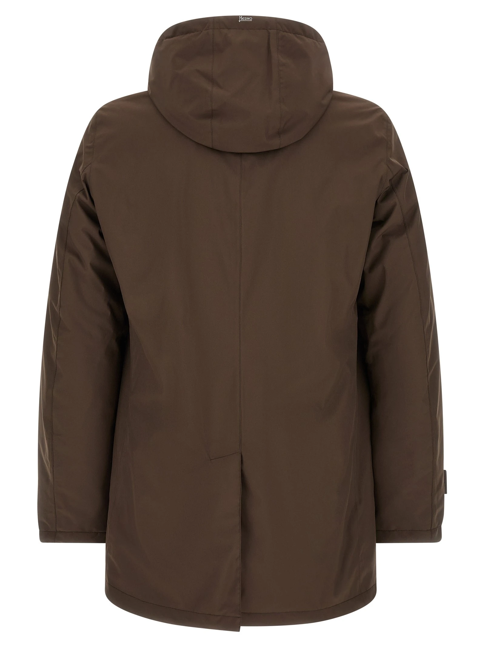 Detachable hood parka