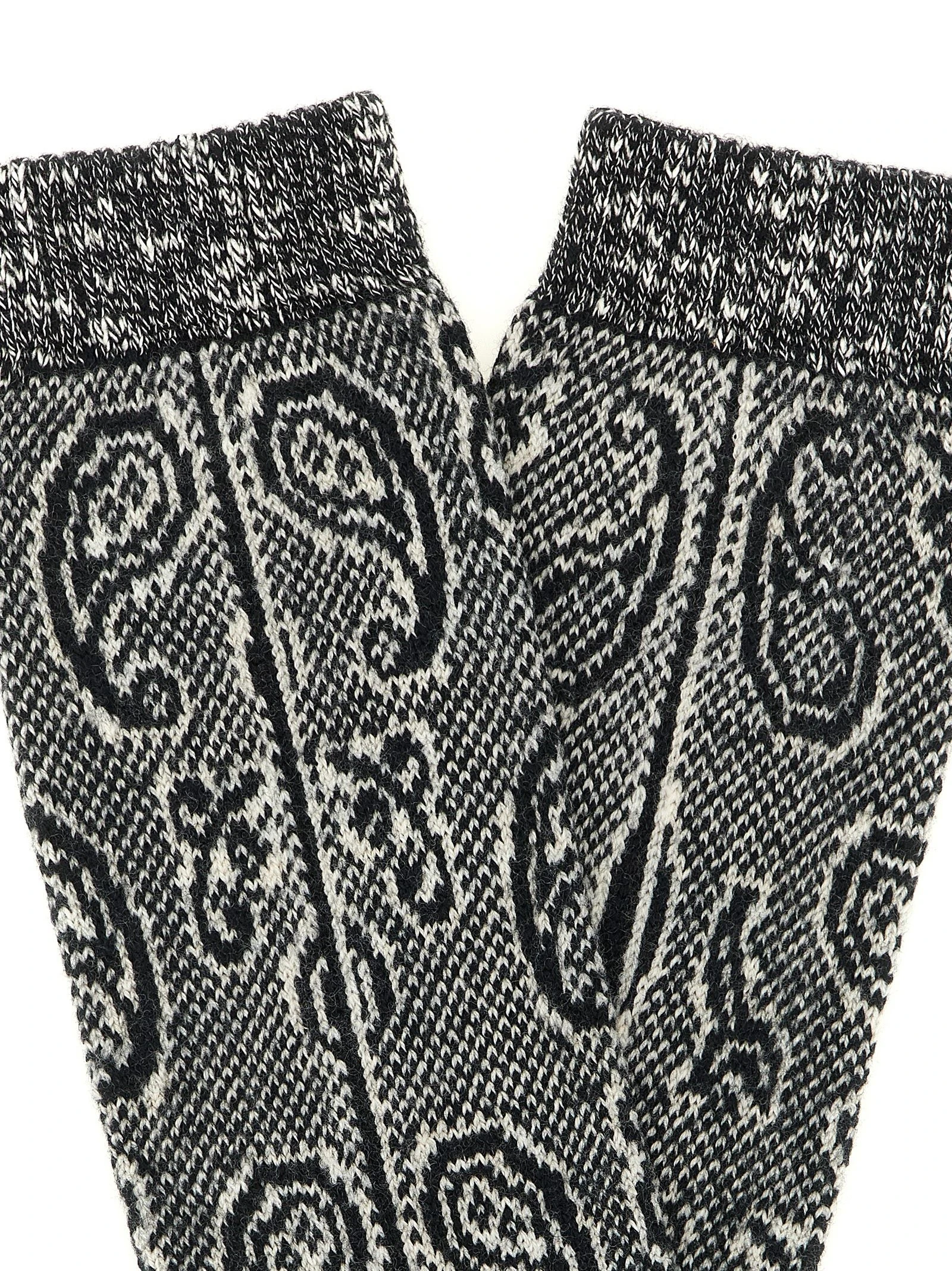 Paisley Jacquard Socks