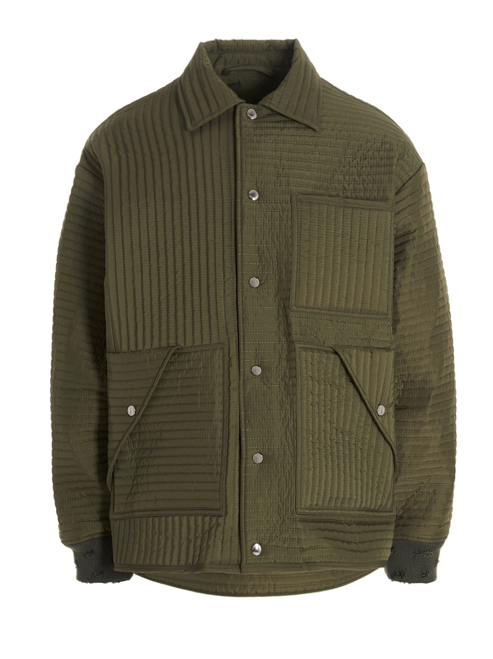 'Chore Quilted Stripes' down jacket