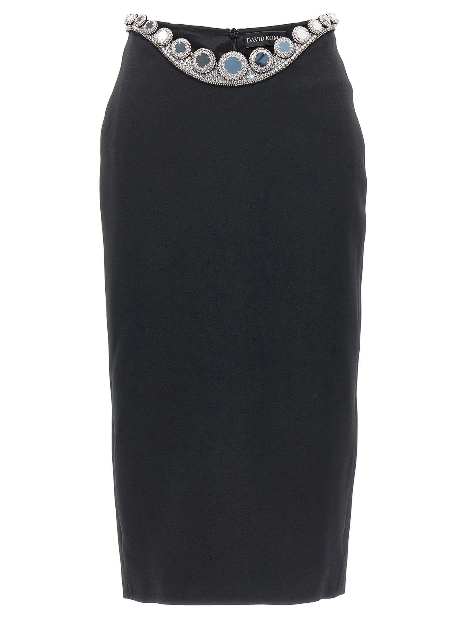 'Puffer Circle Embroidery' skirt