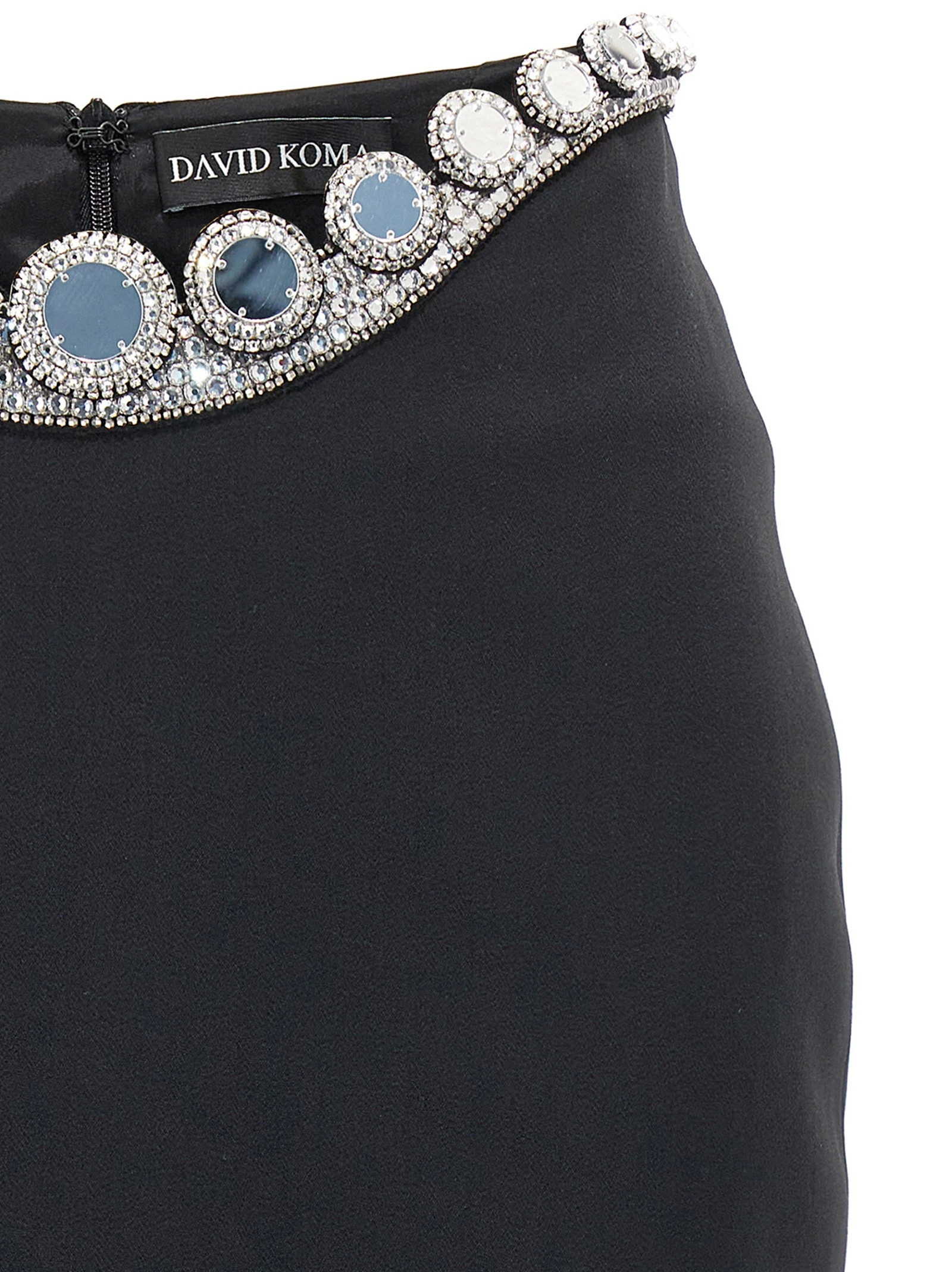 'Puffer Circle Embroidery' skirt